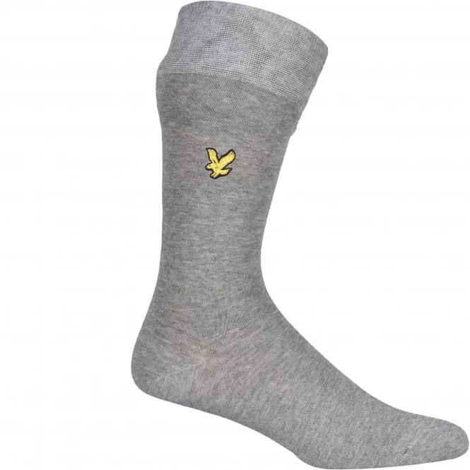 3-Pack Golden Eagle Logo Socks, Navy/Grey/Blue