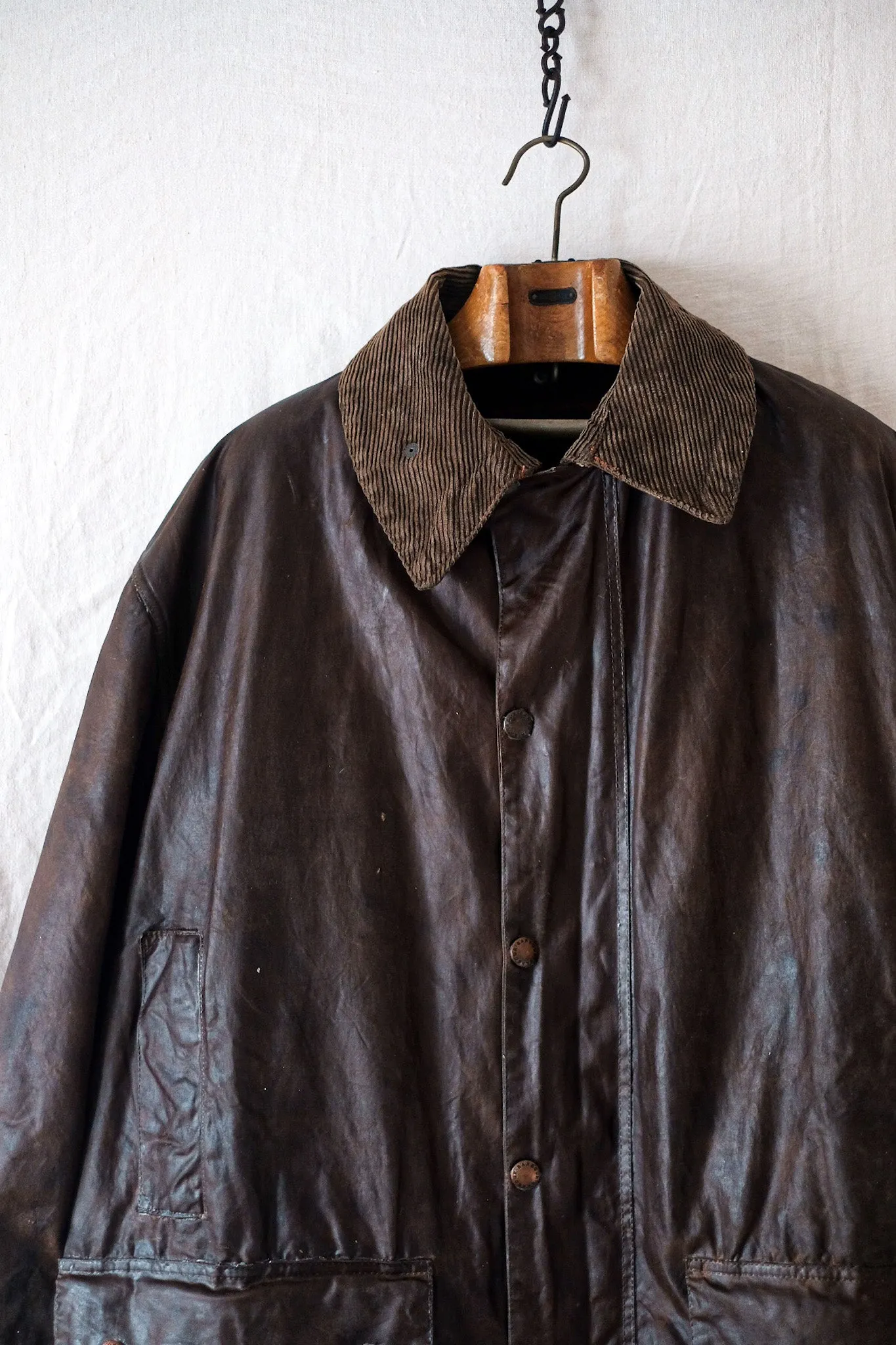 【~80's】Vintage Barbour "NORTHUMBRIA" 2 Crest