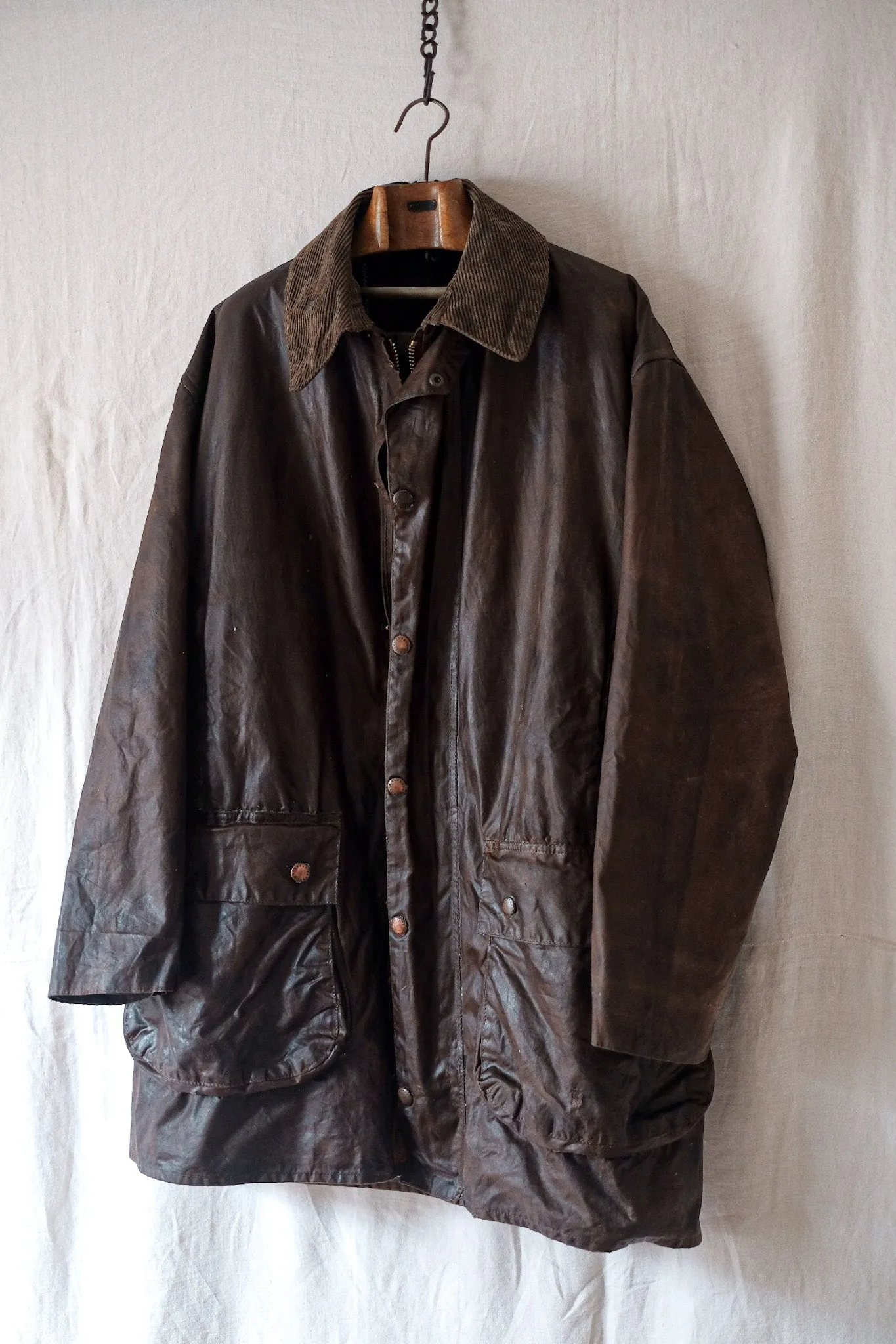 【~80's】Vintage Barbour "NORTHUMBRIA" 2 Crest