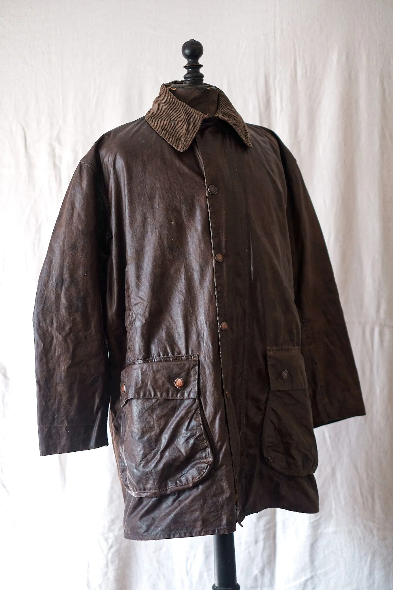 【~80's】Vintage Barbour "NORTHUMBRIA" 2 Crest