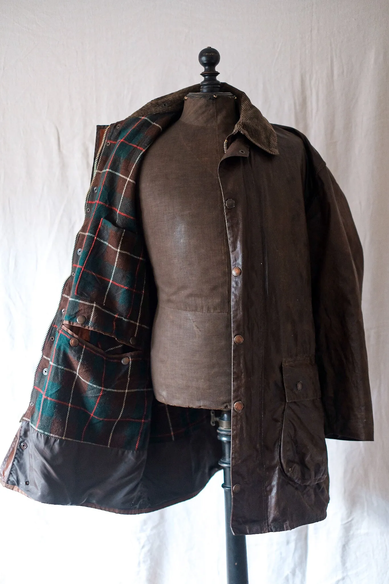 【~80's】Vintage Barbour "NORTHUMBRIA" 2 Crest