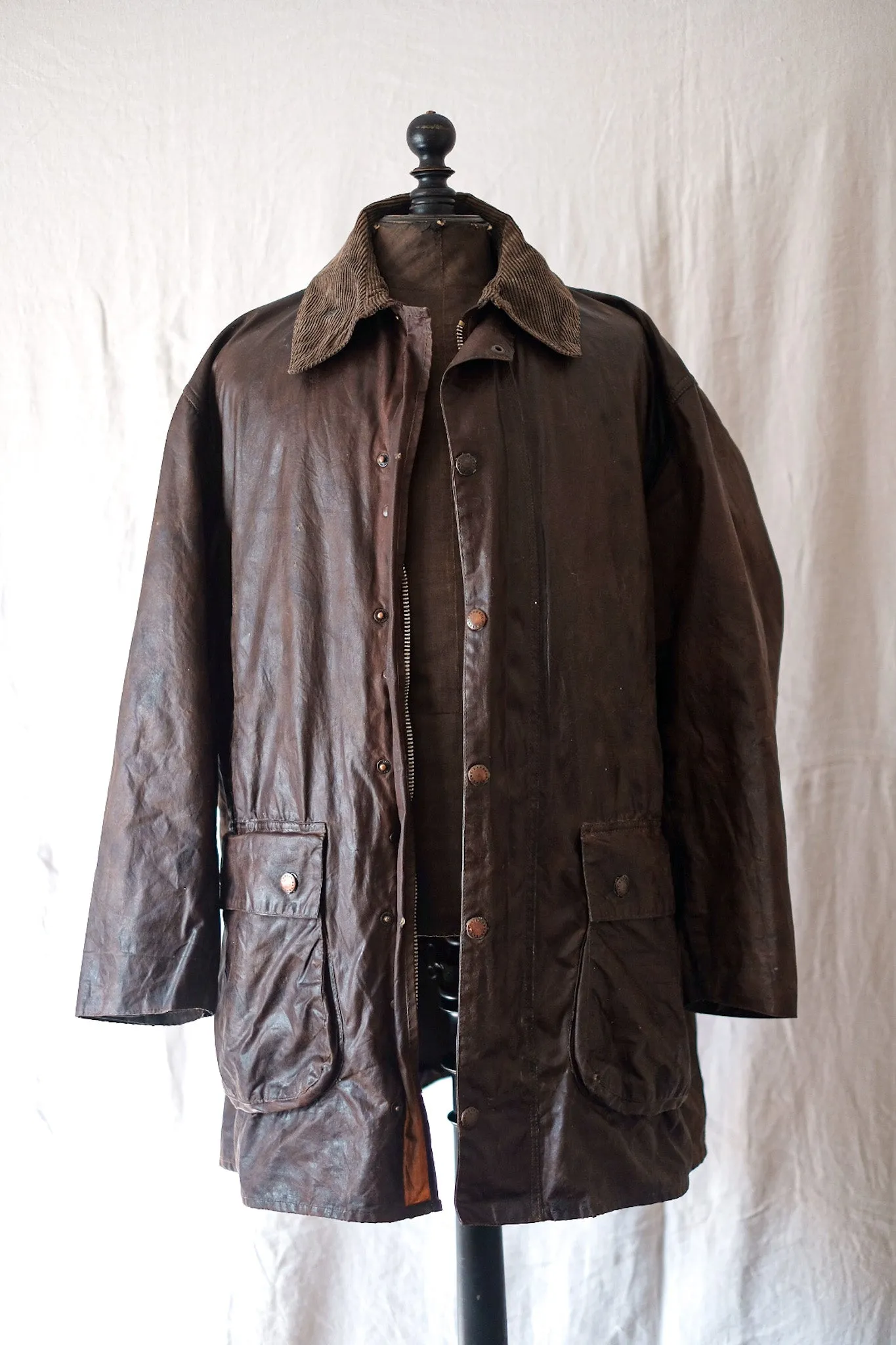 【~80's】Vintage Barbour "NORTHUMBRIA" 2 Crest