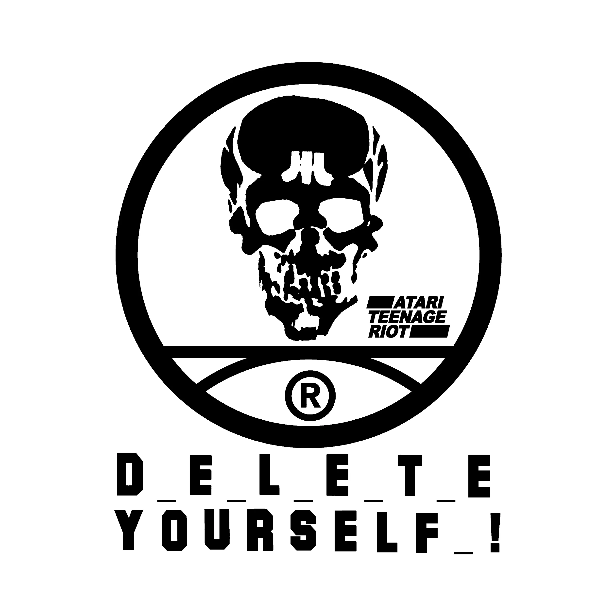 Atari Classic Teenage Riot Delete Yourself Classic Tee