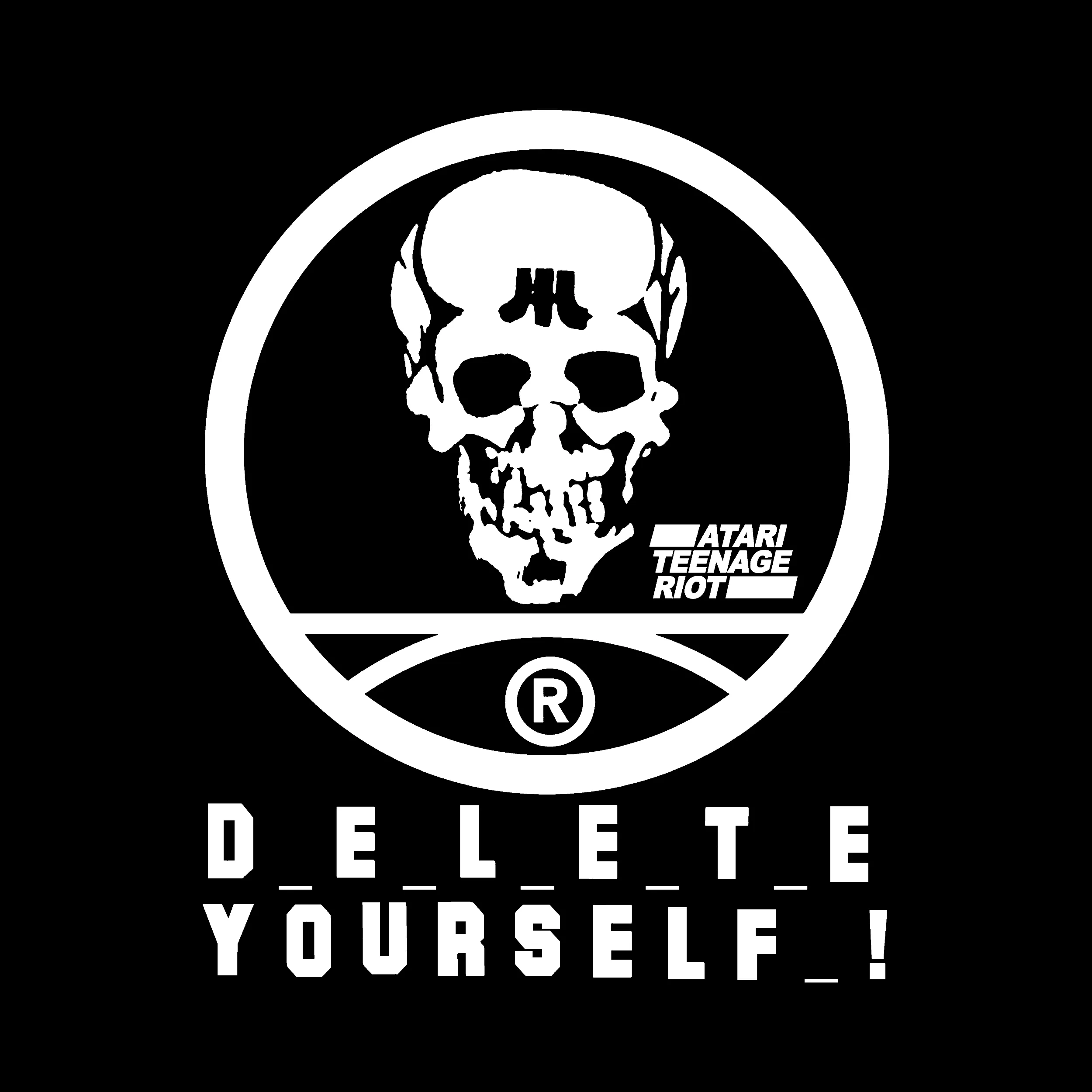 Atari Classic Teenage Riot Delete Yourself Classic Tee