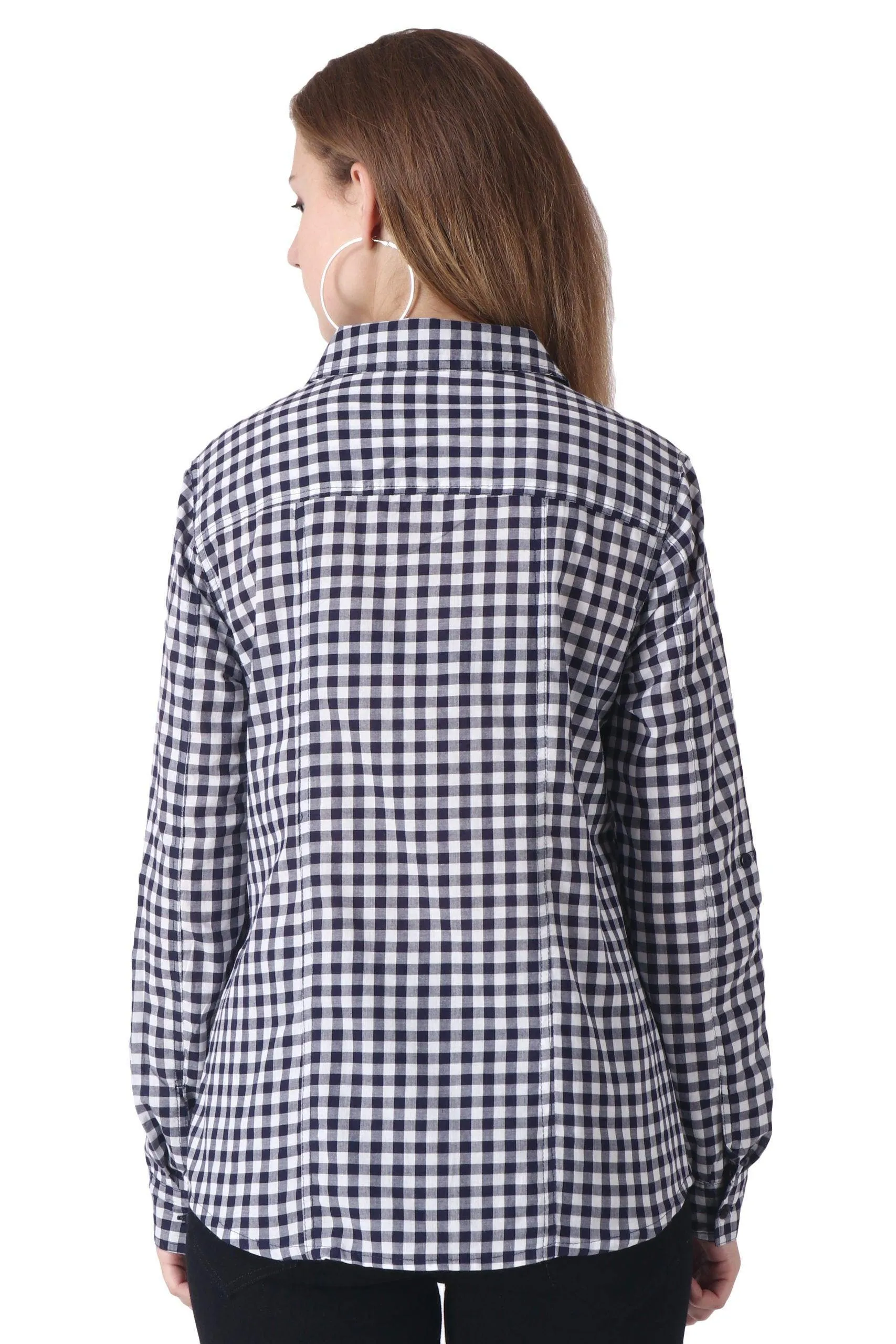 Black & White Checked Shirt