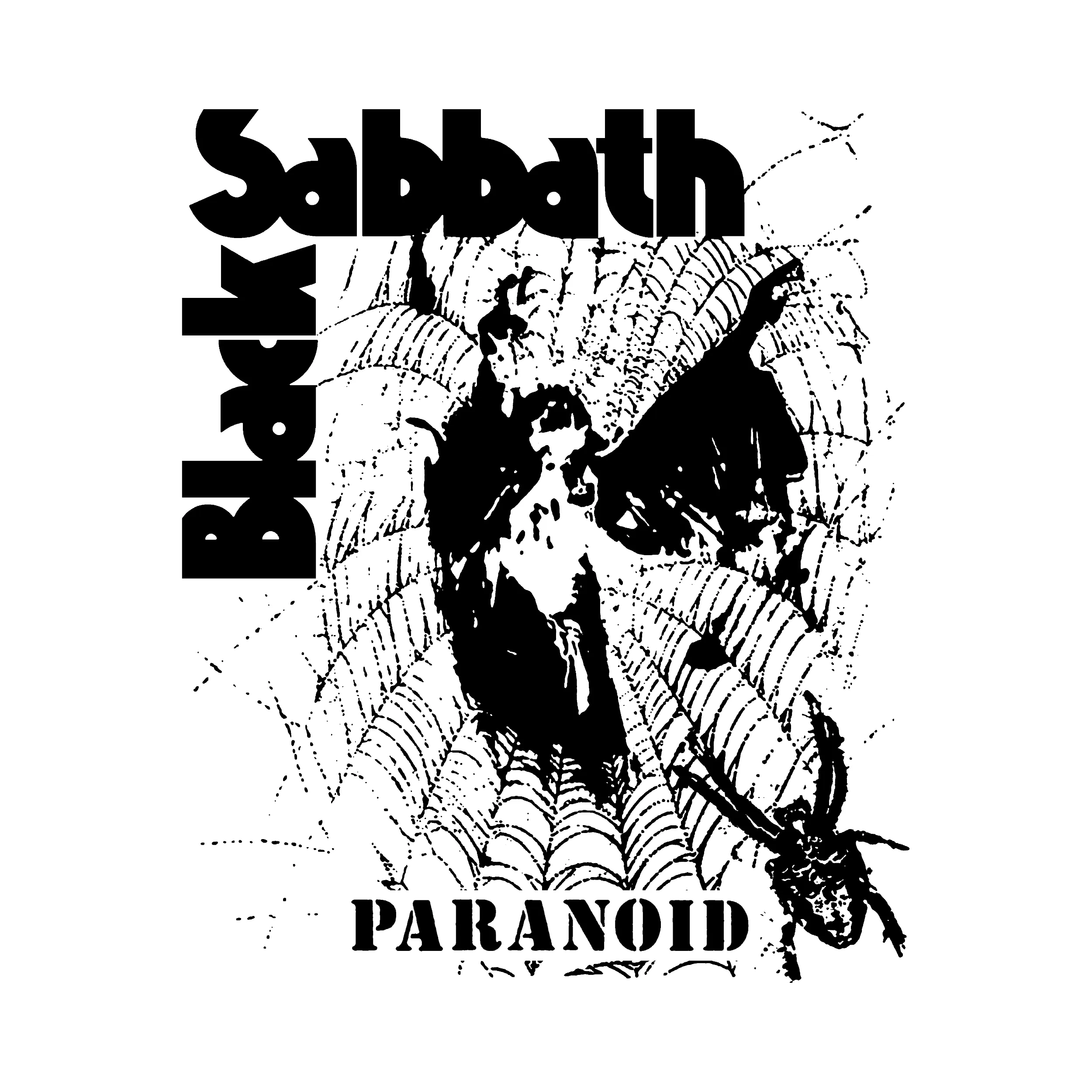 Black Sabbath Paranoid Spider Classic Tee