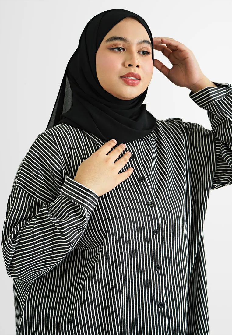 Blanca Stripes Button Long Sleeve Shirt