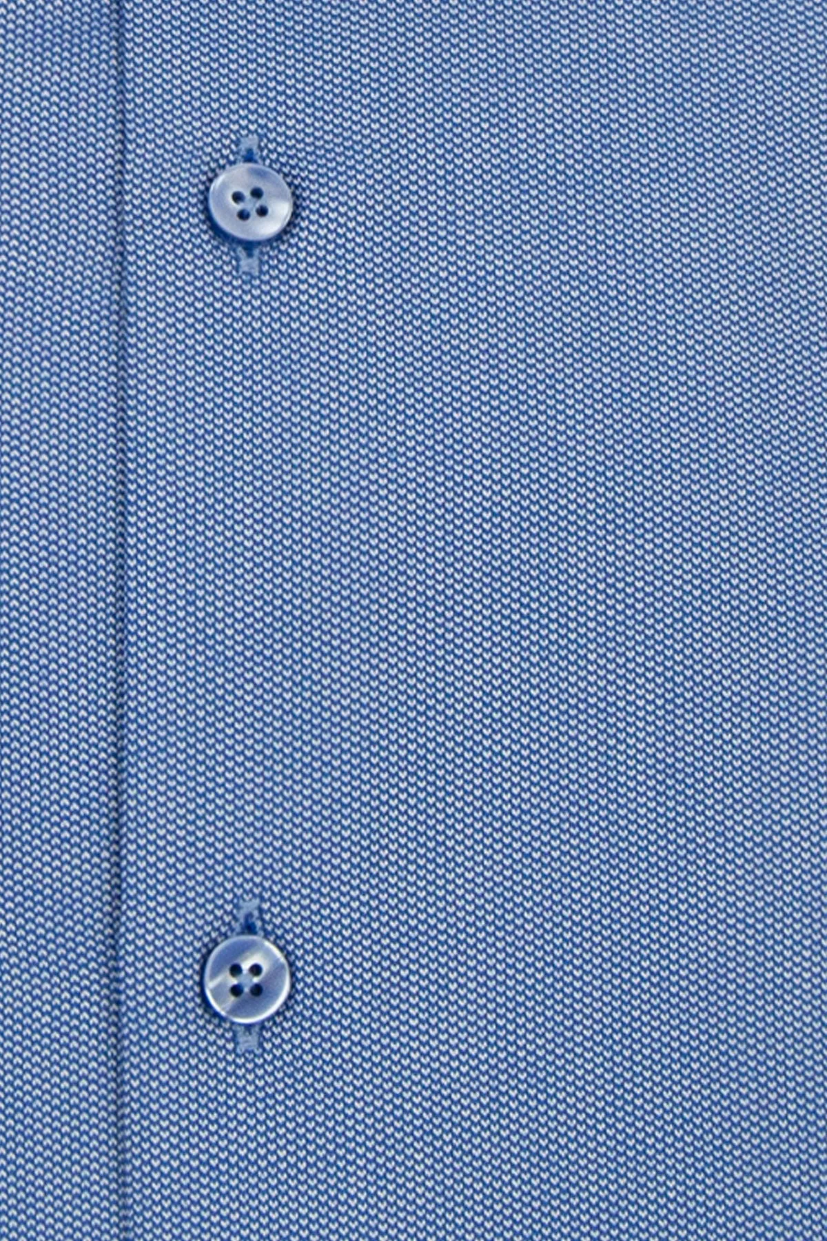 Blue Cutaway Collar Shirt