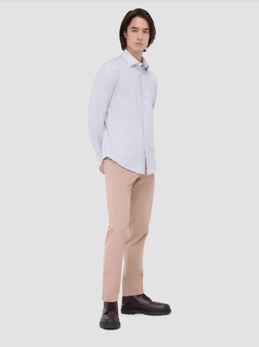 Bugatchi OoohCotton® James Long Sleeve Shirt