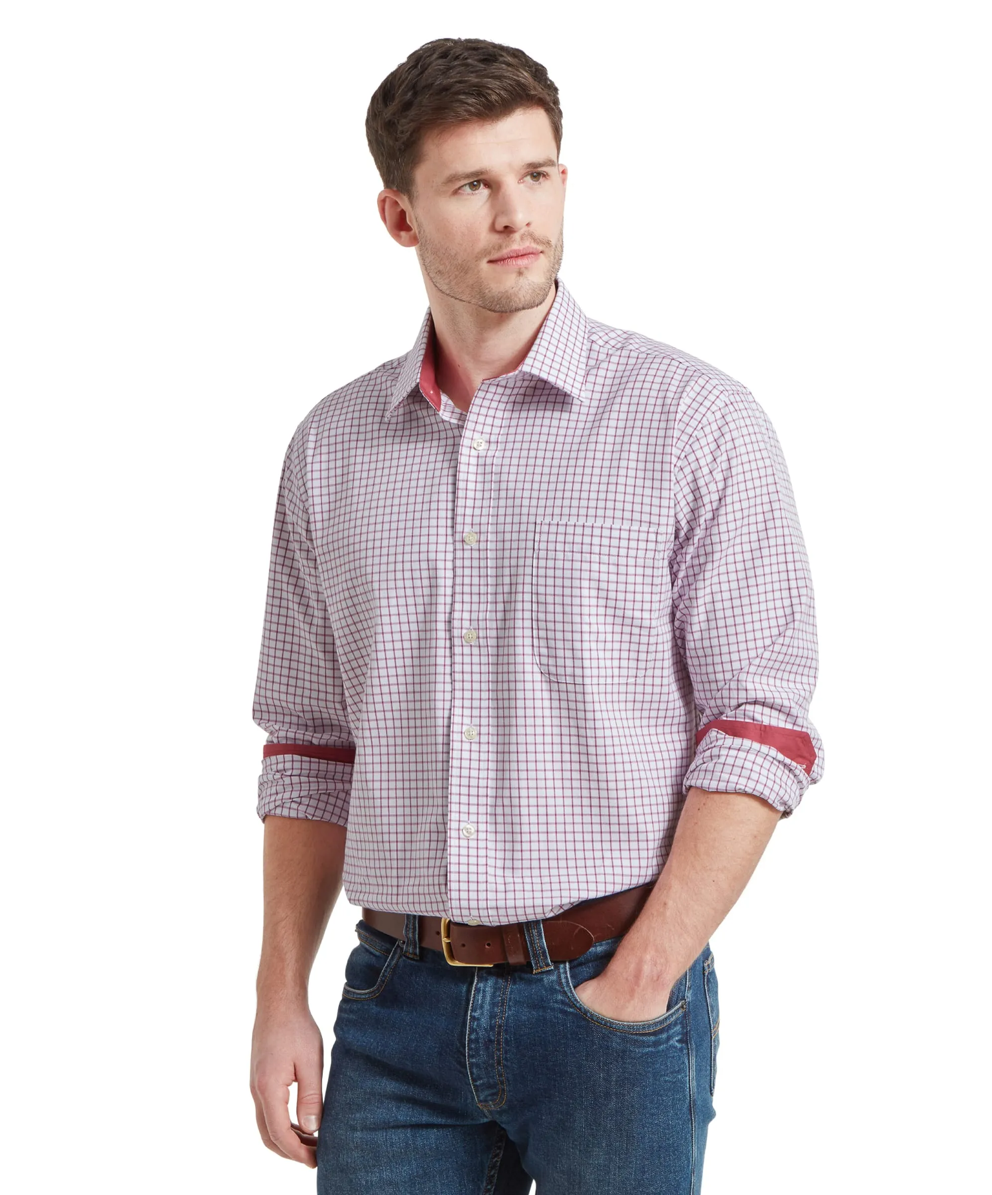 Cambridge Classic Shirt - Raspberry