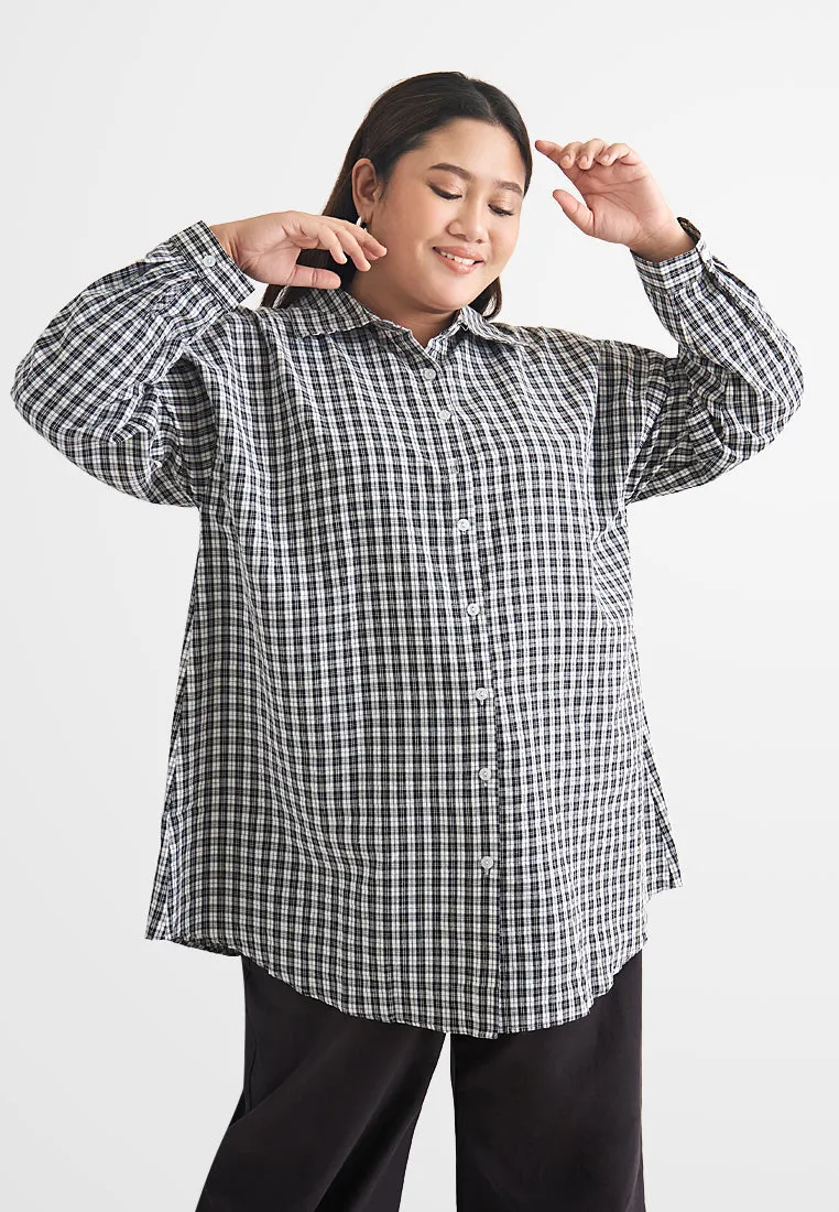 Cherlyn Classic Long Sleeve Checkered Shirt