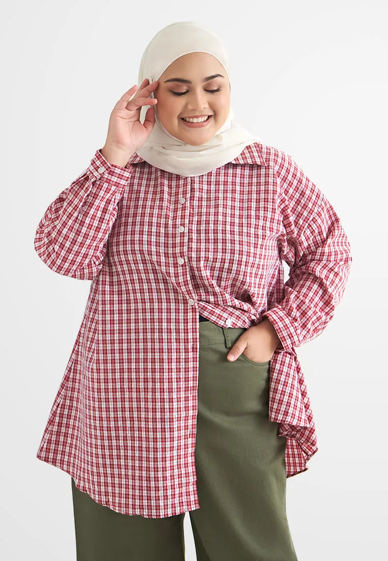 Cherlyn Classic Long Sleeve Checkered Shirt