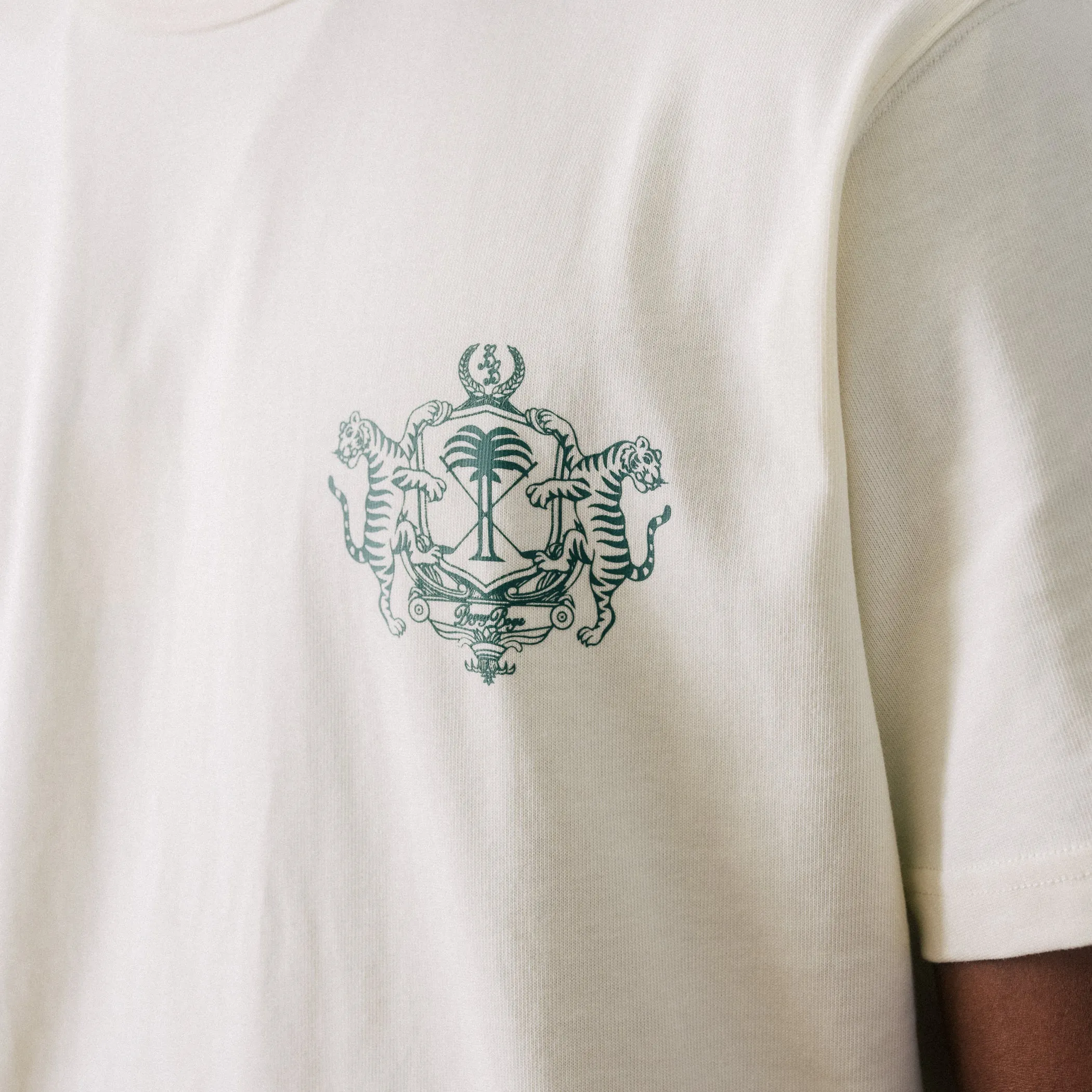 Classic Crest T-Shirt - Cream