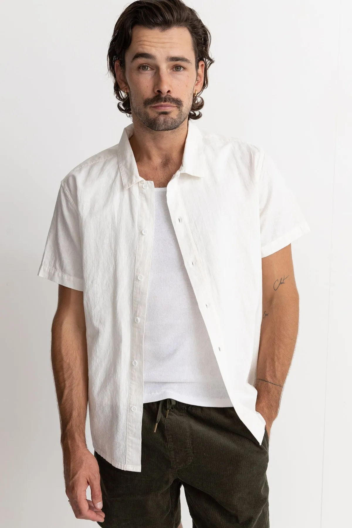 Classic Linen Shirt White