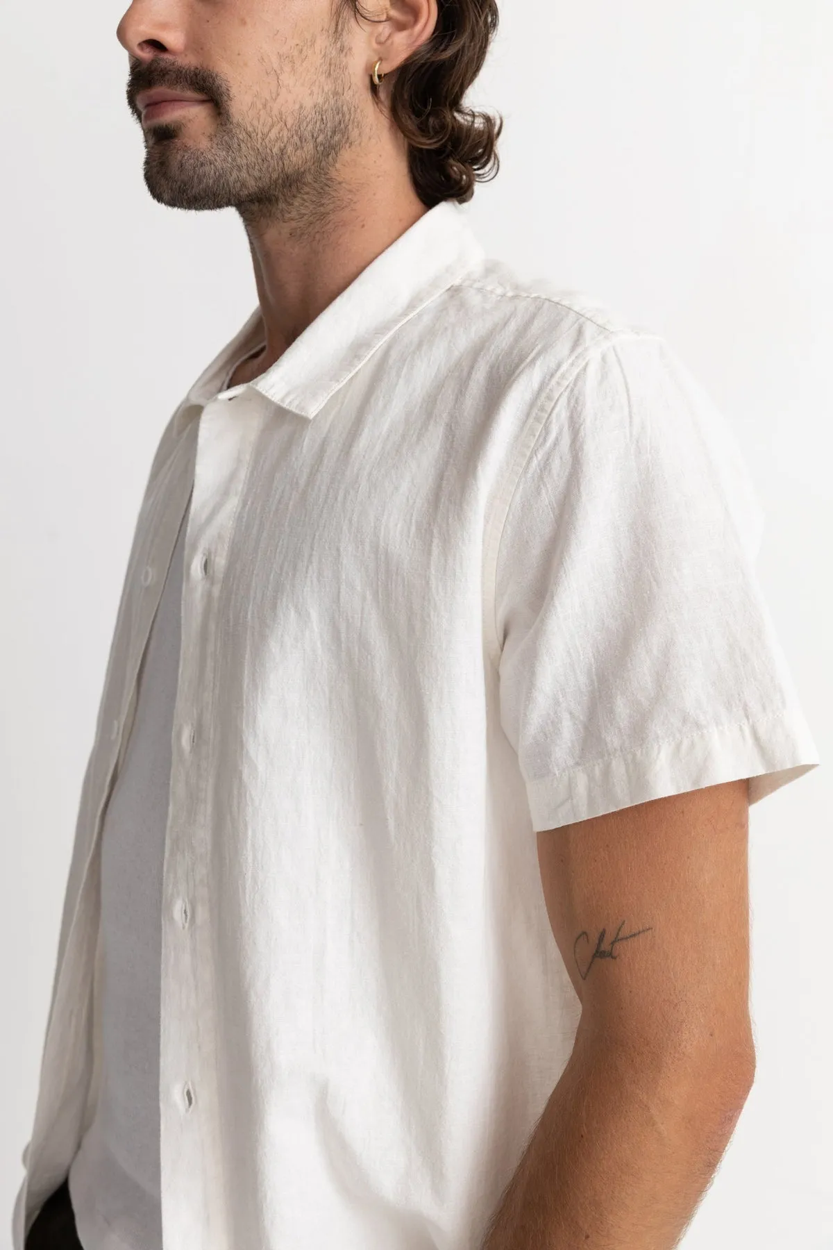 Classic Linen Shirt White