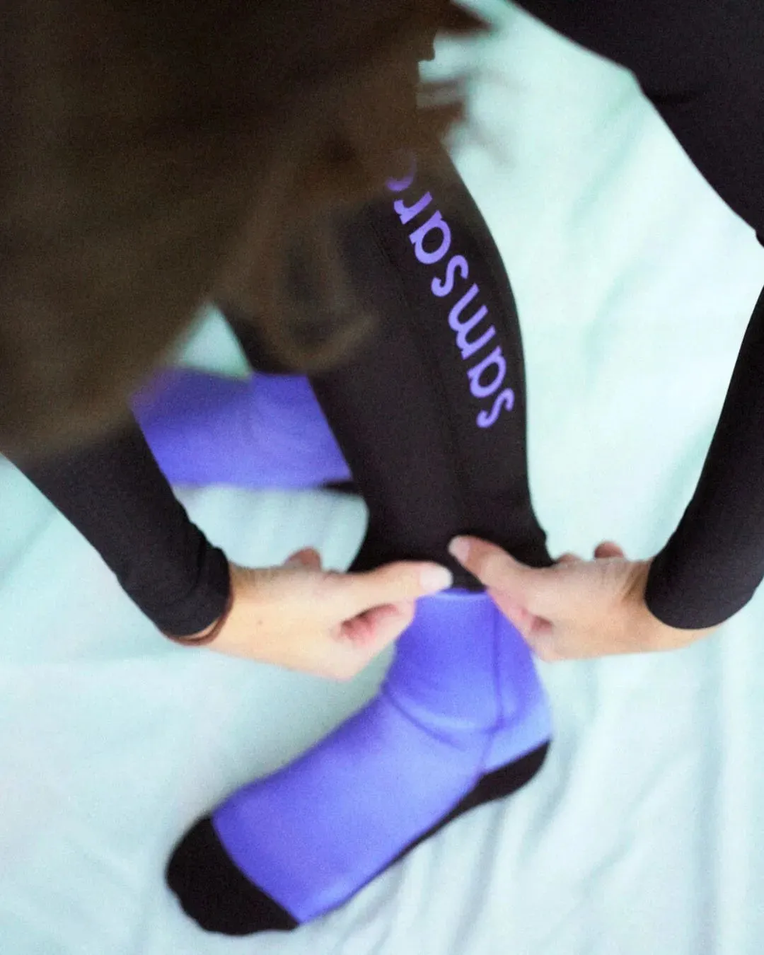 Elevated Thermal Bib Tights - Black/Iris