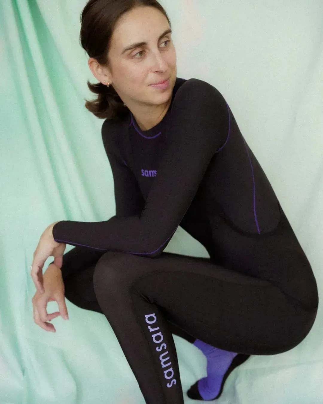 Elevated Thermal Bib Tights - Black/Iris