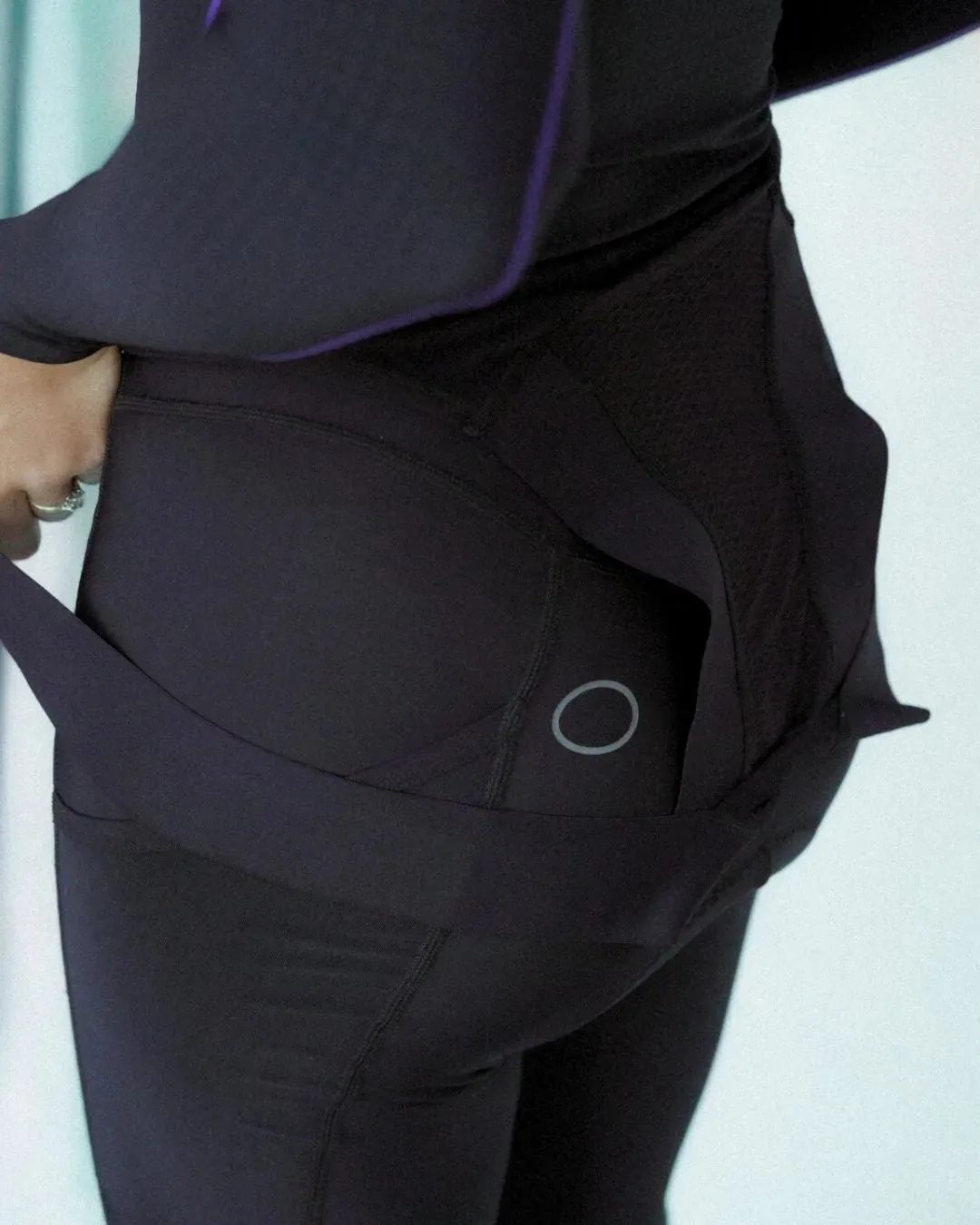 Elevated Thermal Bib Tights - Black/Iris