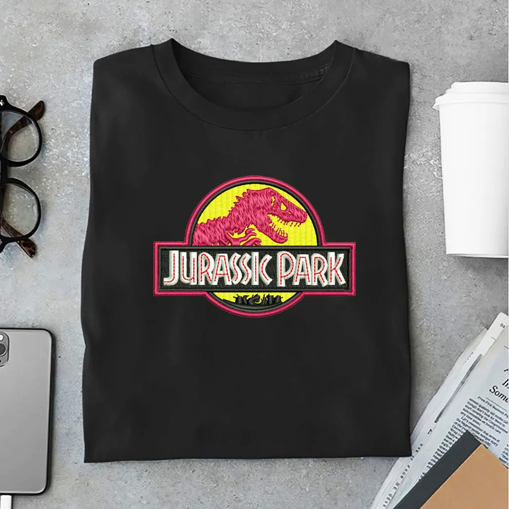 Embroidered Jurassic Park Classic Shirt