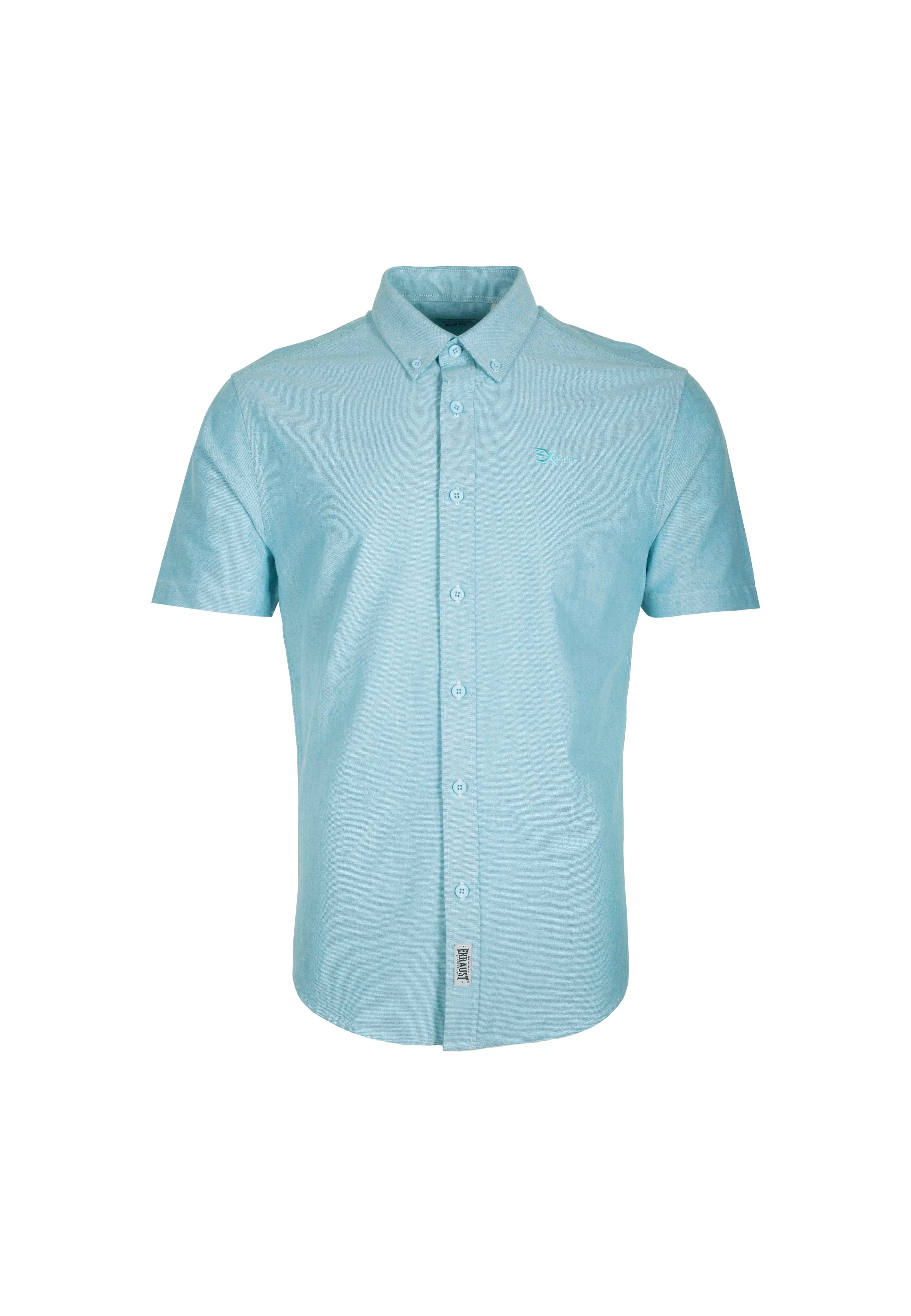 EXHAUST 100% Cotton Short Sleeve Shirt [Slim Fit] (SET A) 1314