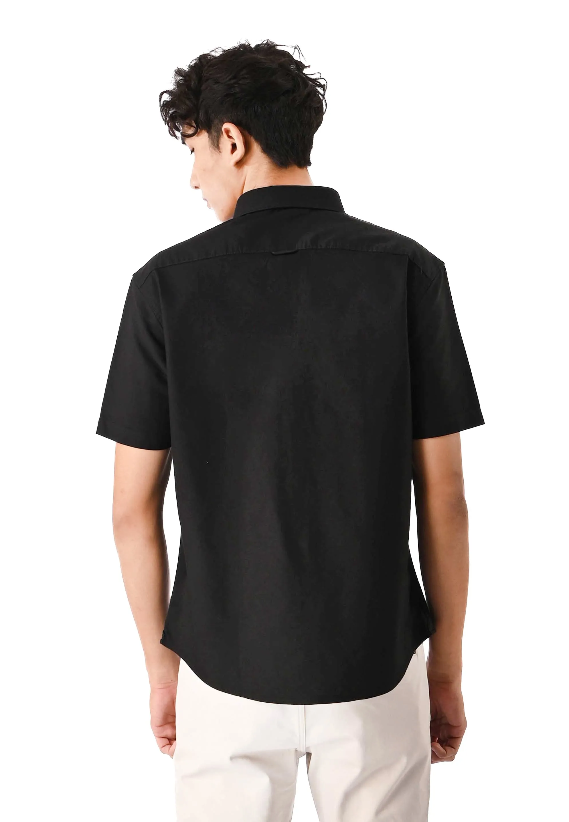 EXHAUST 100% Cotton Short Sleeve Shirt [Slim Fit] (SET B) 1314