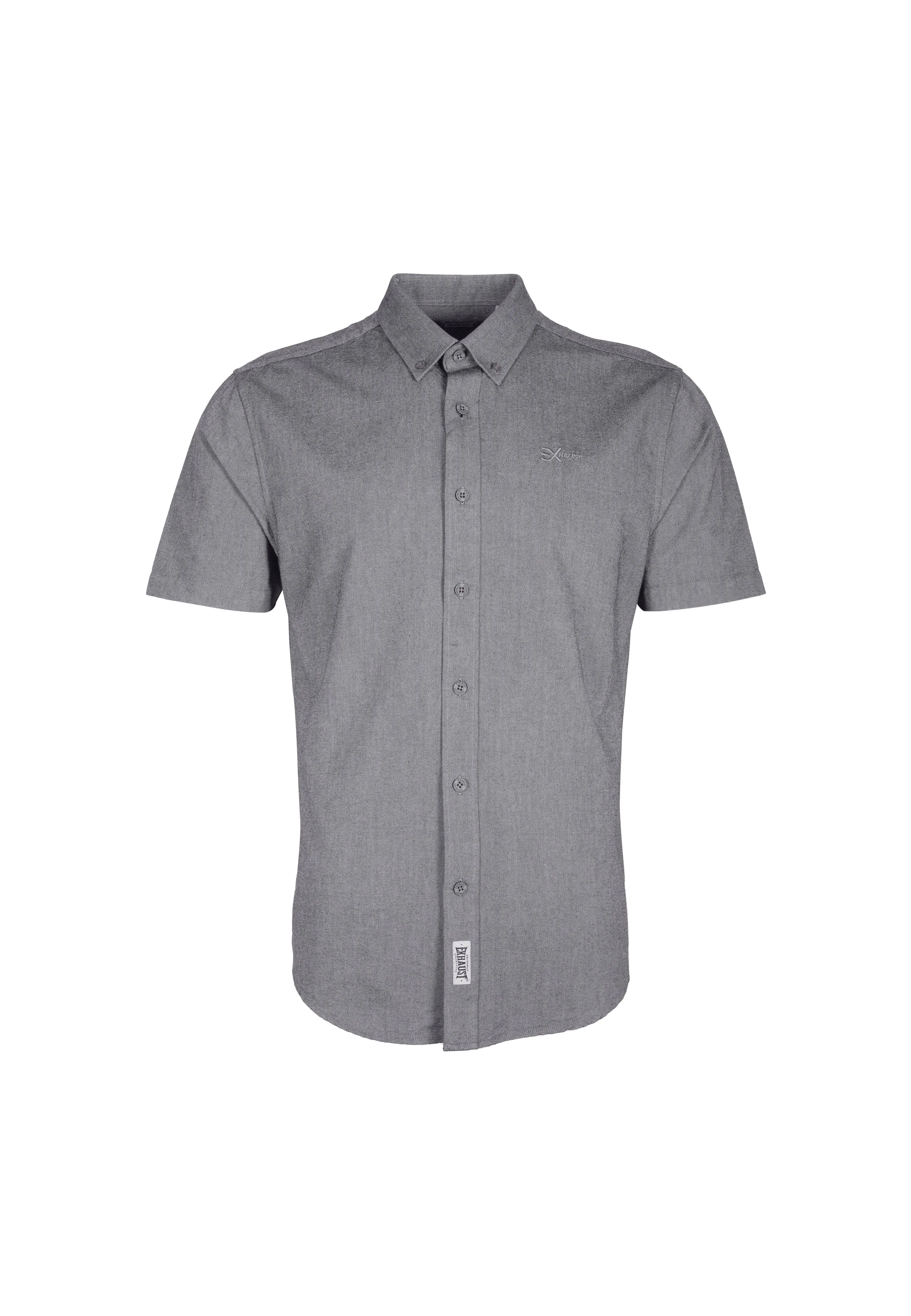 EXHAUST 100% Cotton Short Sleeve Shirt [Slim Fit] (SET B) 1314