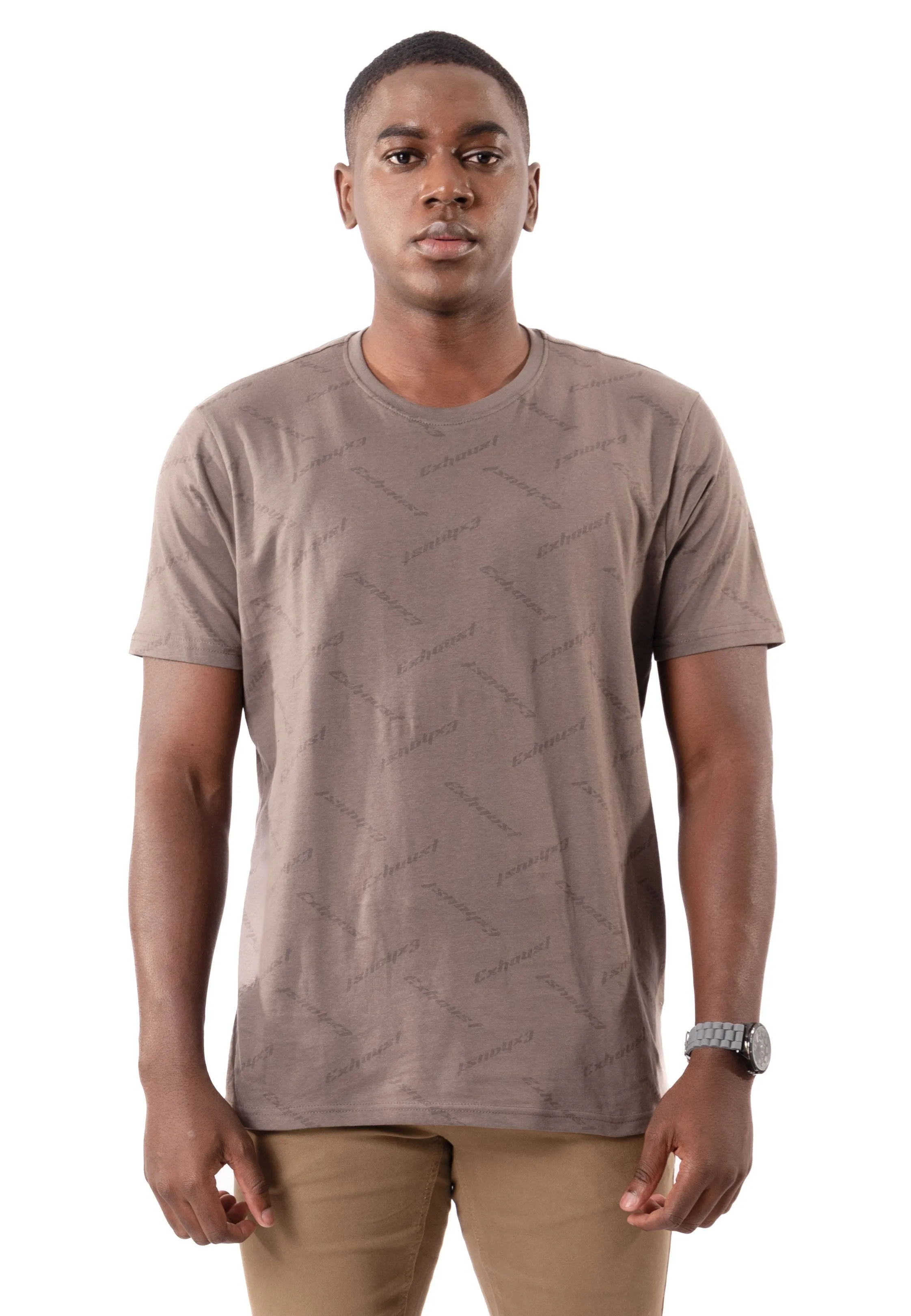 EXHAUST ROUND NECK T SHIRT [FREE CUT] 1613