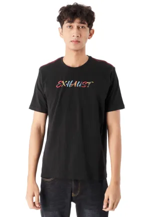 EXHAUST ROUND NECK T SHIRT [FREE CUT] 1619