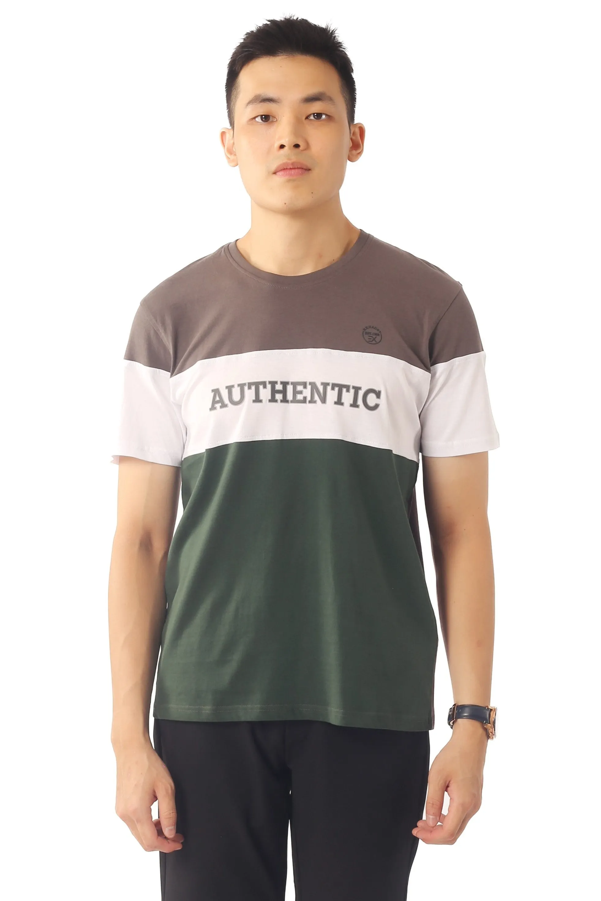 EXHAUST ROUND NECK T SHIRT [FREE CUT] 1646