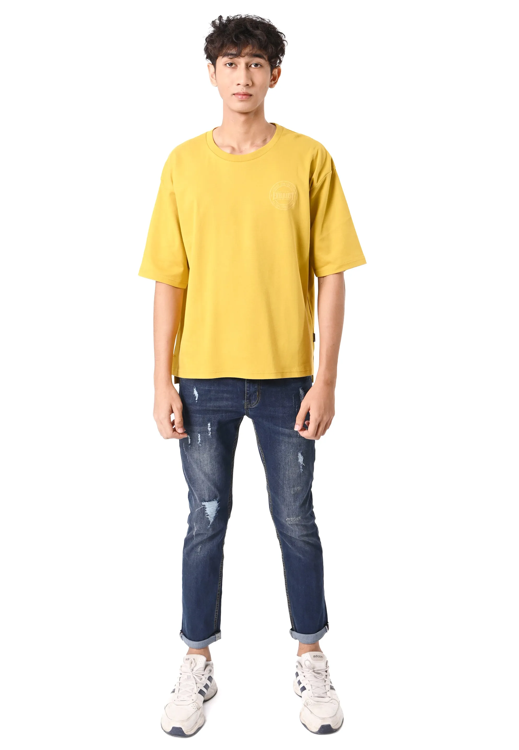 EXHAUST ROUND NECK T SHIRT [OVERSIZE] 1309