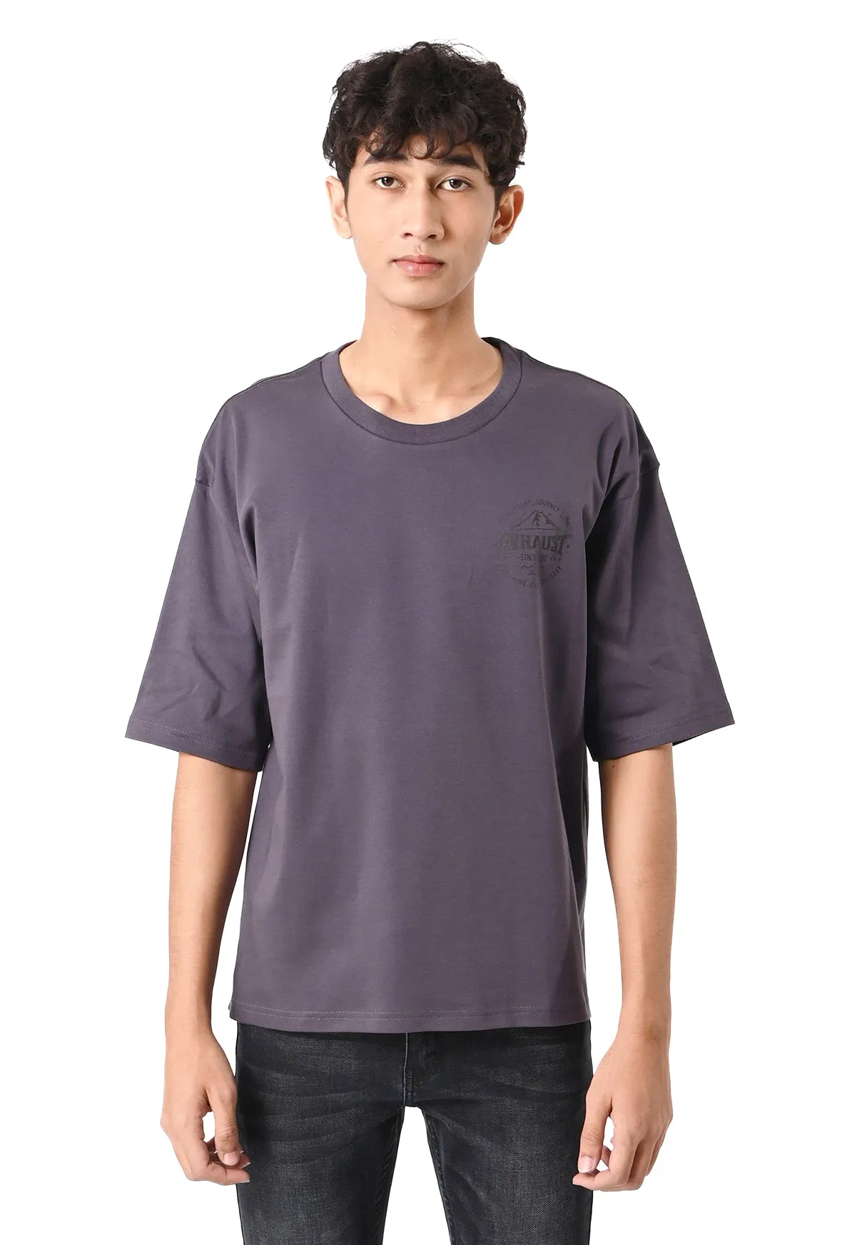 EXHAUST ROUND NECK T SHIRT [OVERSIZE] 1312