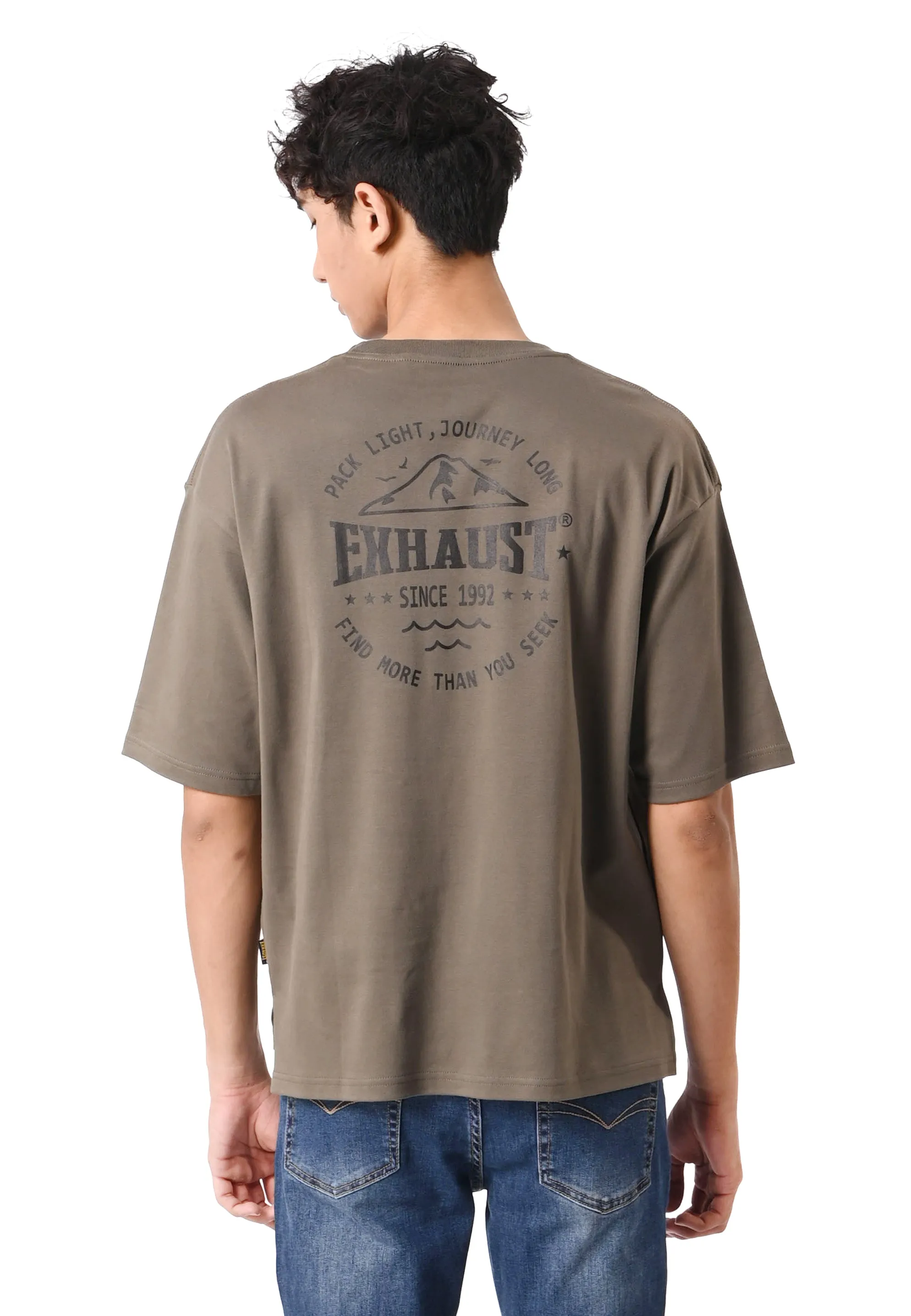 EXHAUST ROUND NECK T SHIRT [OVERSIZE] 1312