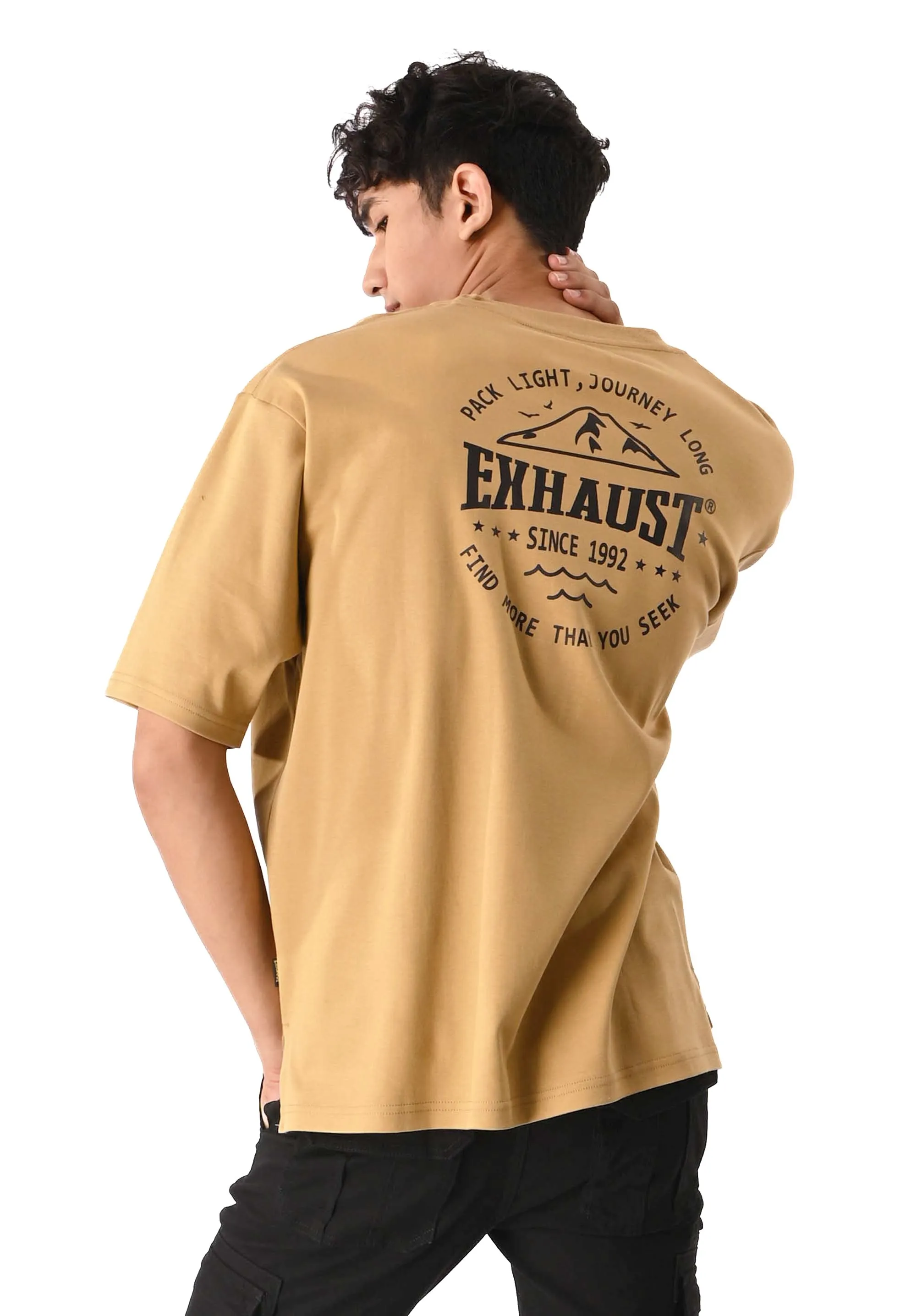 EXHAUST ROUND NECK T SHIRT [OVERSIZE] 1312