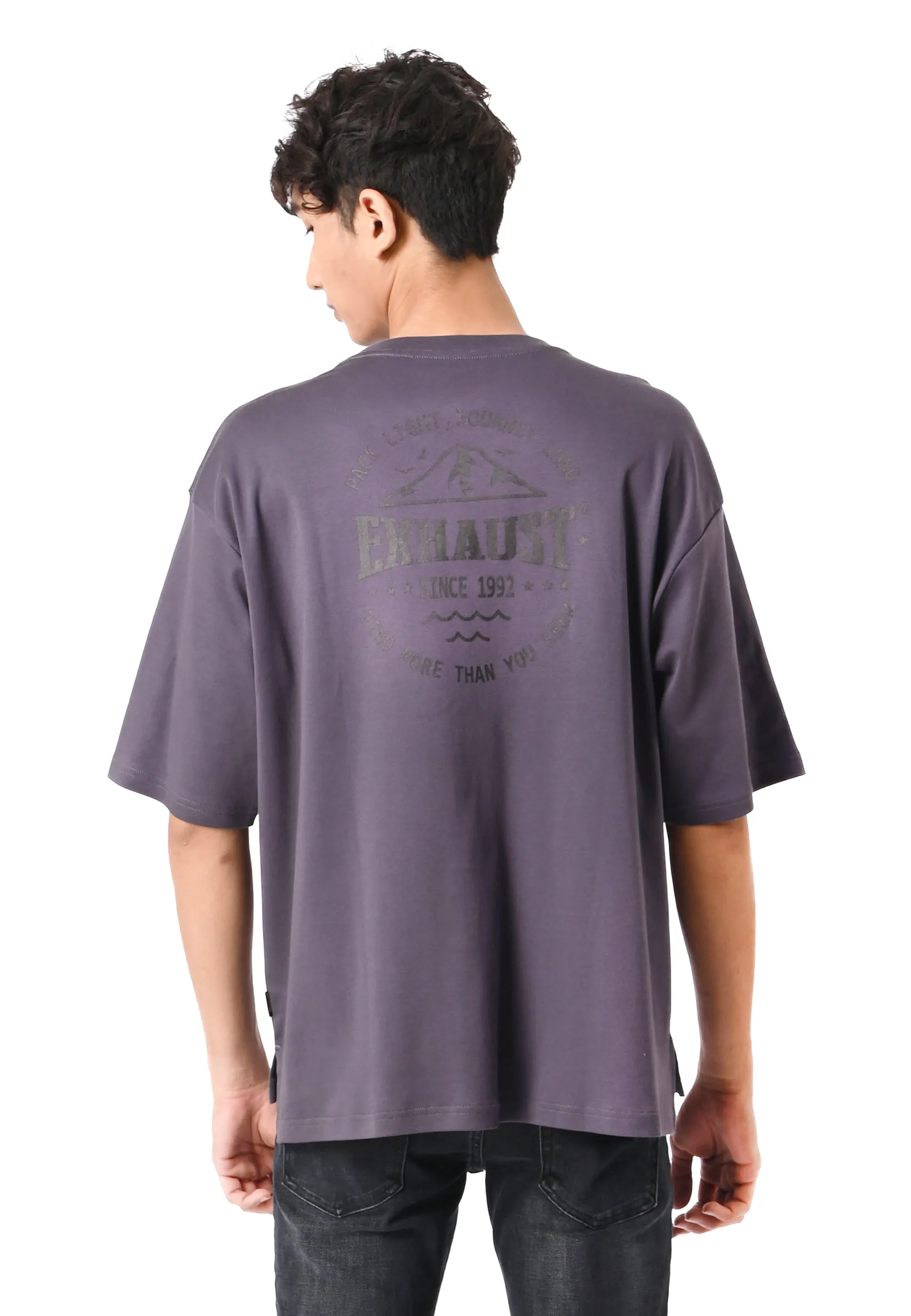 EXHAUST ROUND NECK T SHIRT [OVERSIZE] 1312