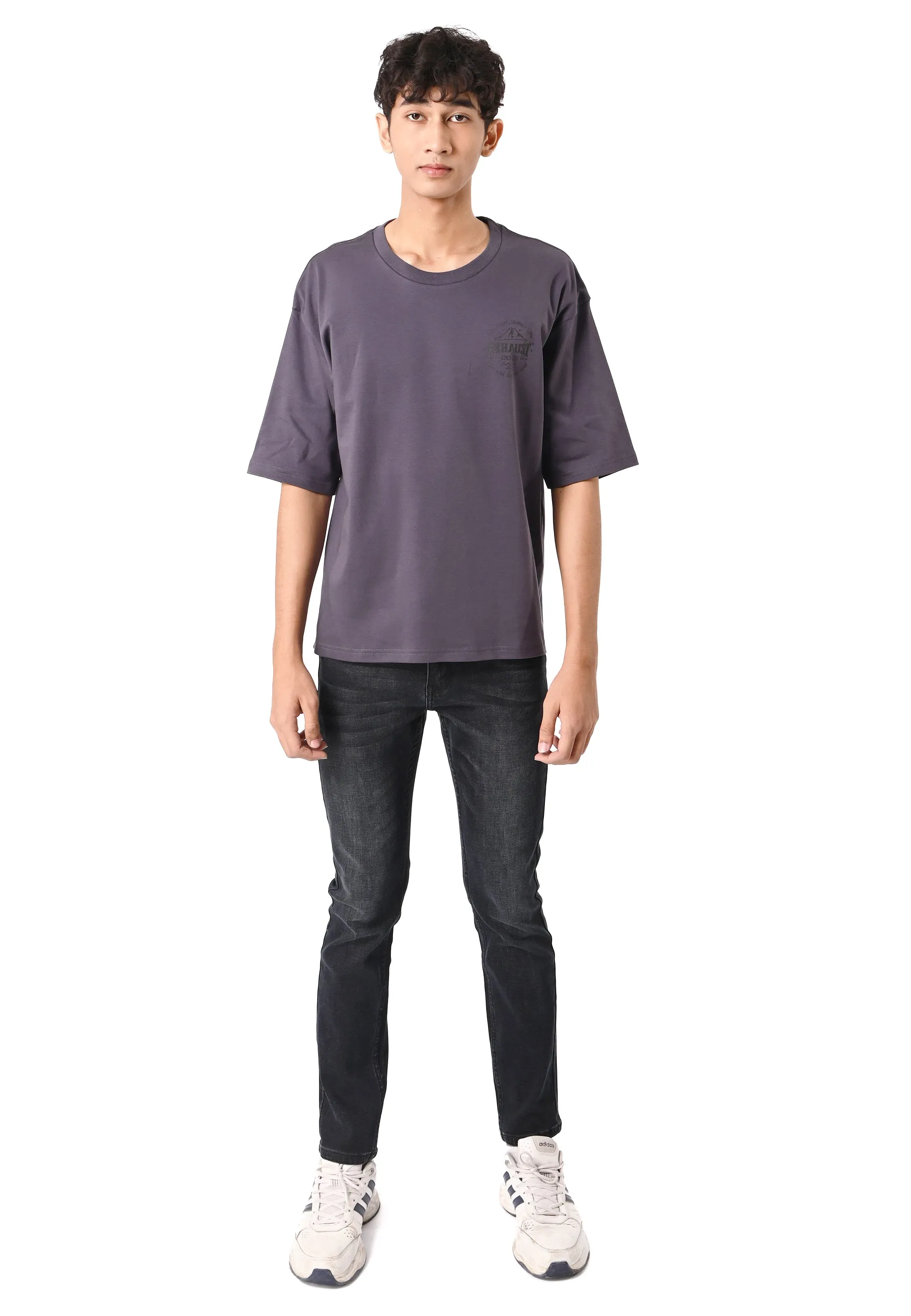 EXHAUST ROUND NECK T SHIRT [OVERSIZE] 1312