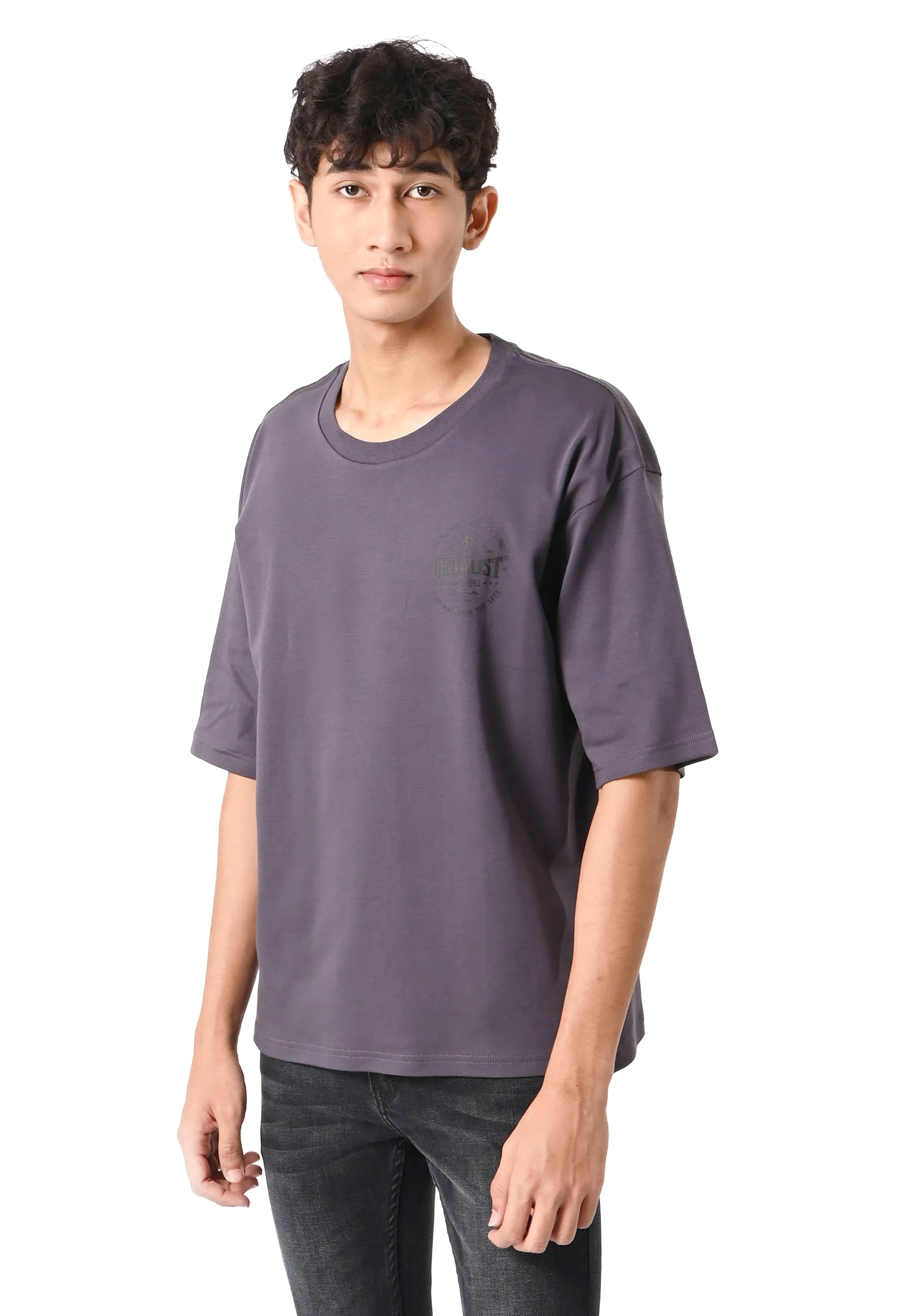 EXHAUST ROUND NECK T SHIRT [OVERSIZE] 1312