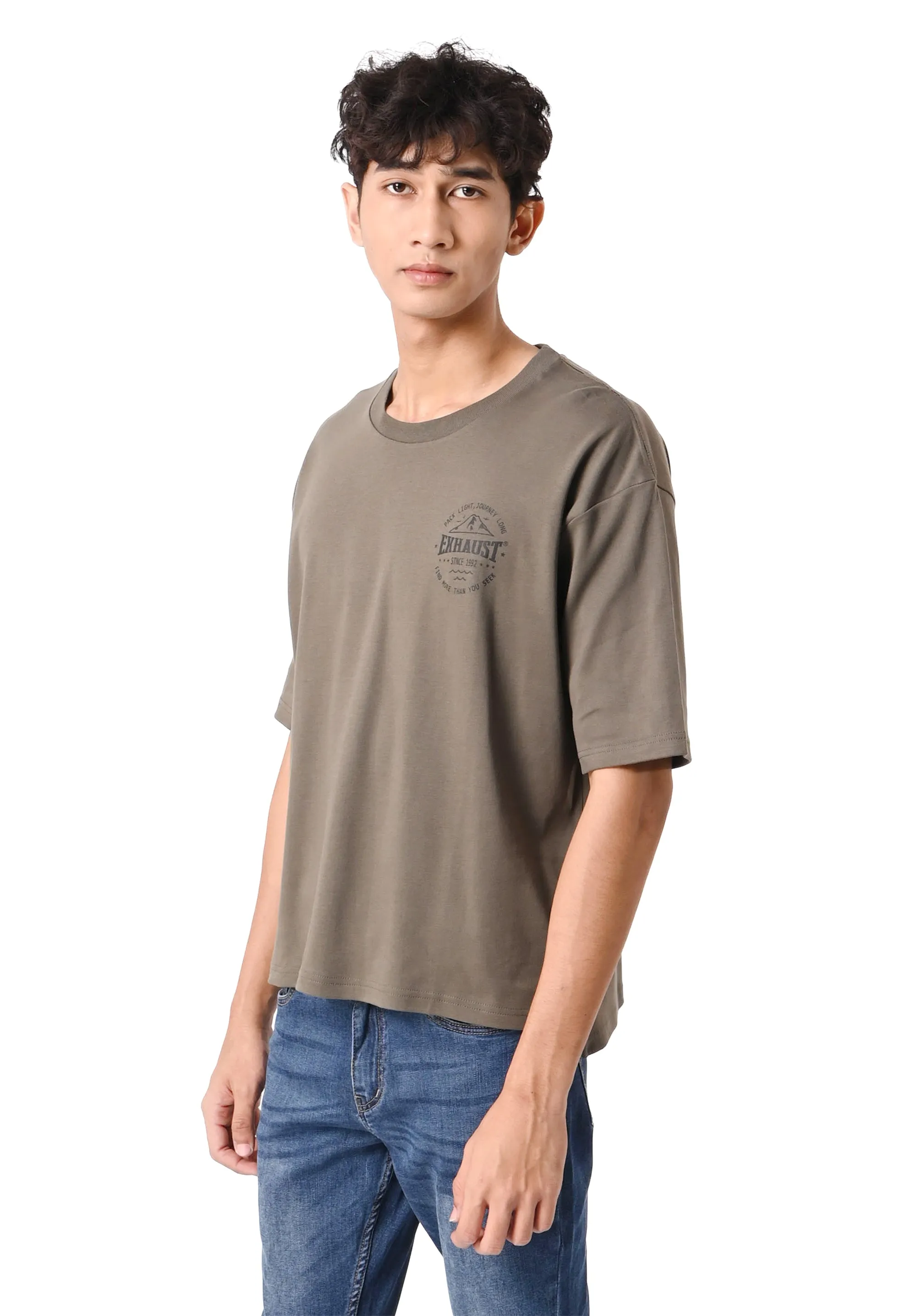 EXHAUST ROUND NECK T SHIRT [OVERSIZE] 1312