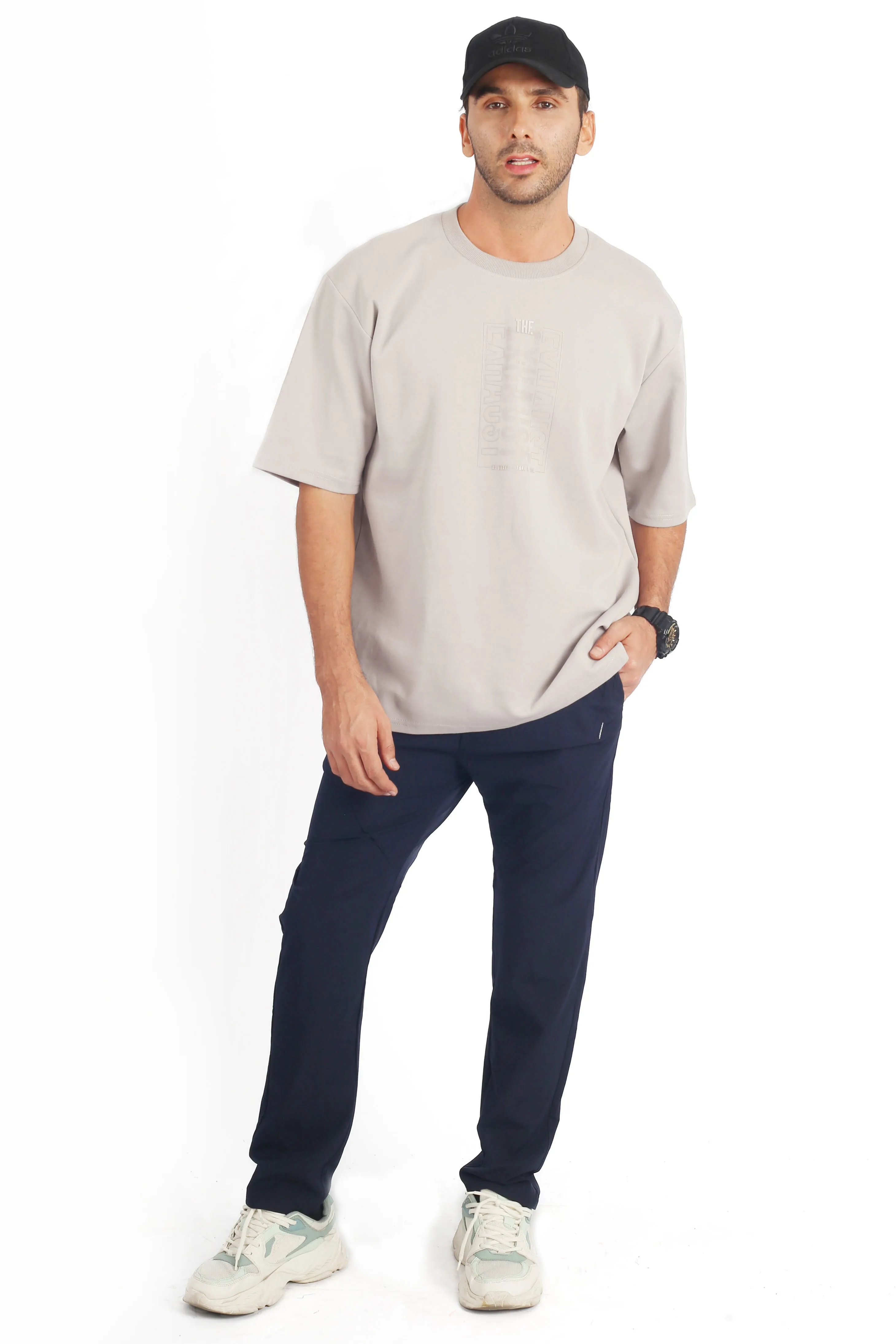 EXHAUST ROUND NECK T SHIRT [OVERSIZE] 1657