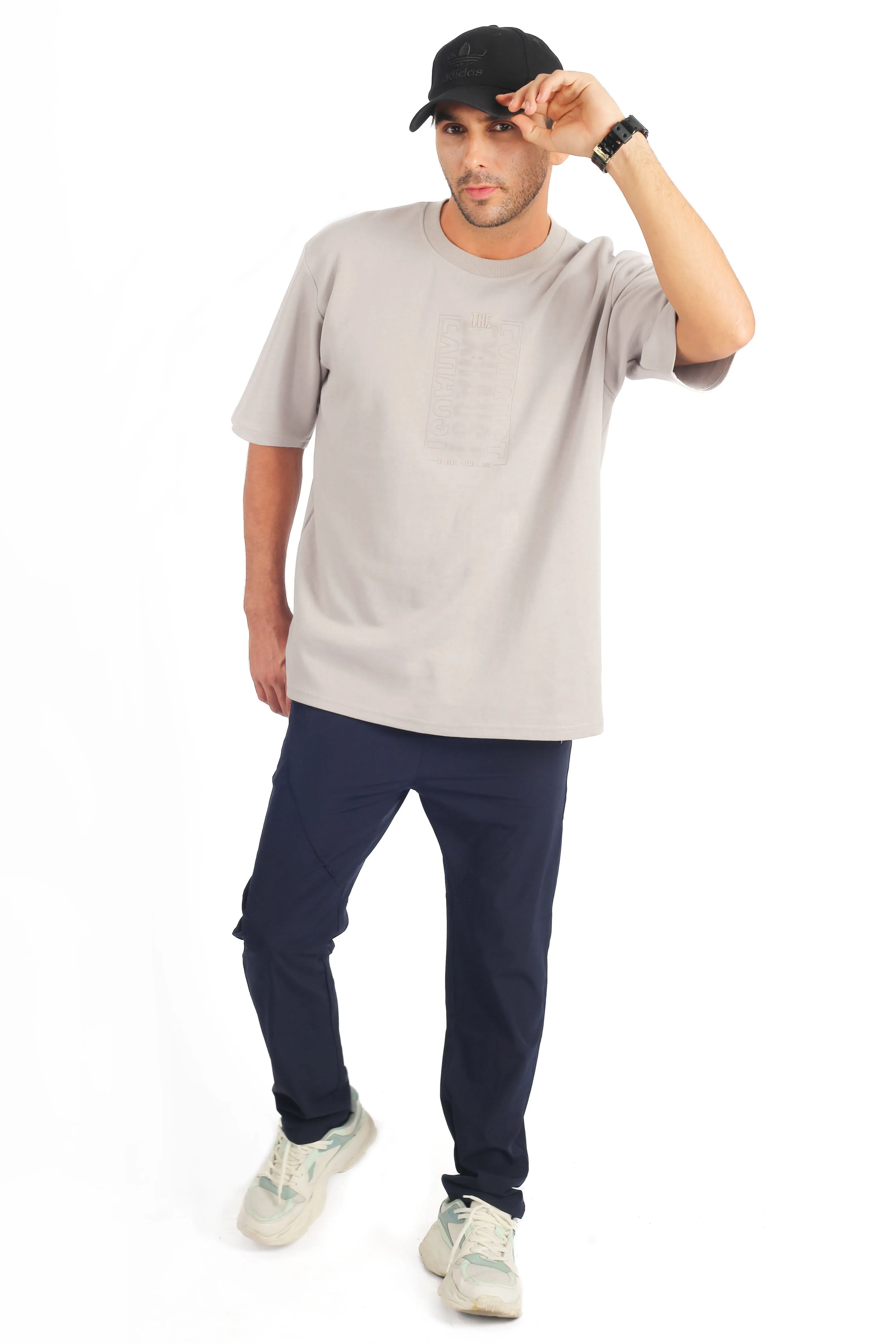 EXHAUST ROUND NECK T SHIRT [OVERSIZE] 1657