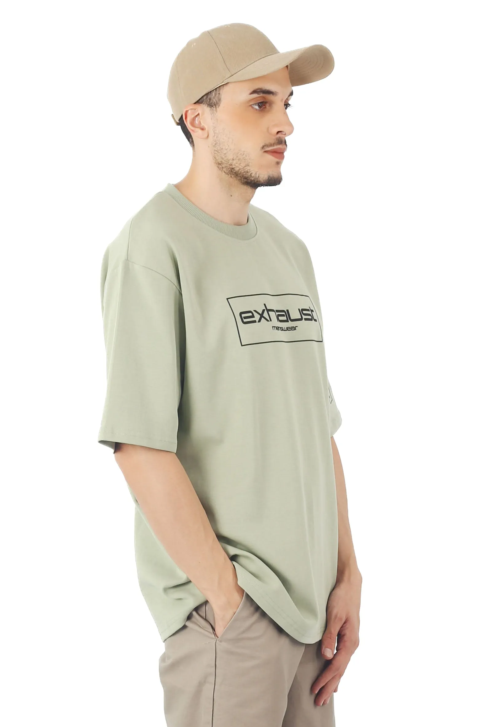 EXHAUST ROUND NECK T SHIRT [OVERSIZE] 1664