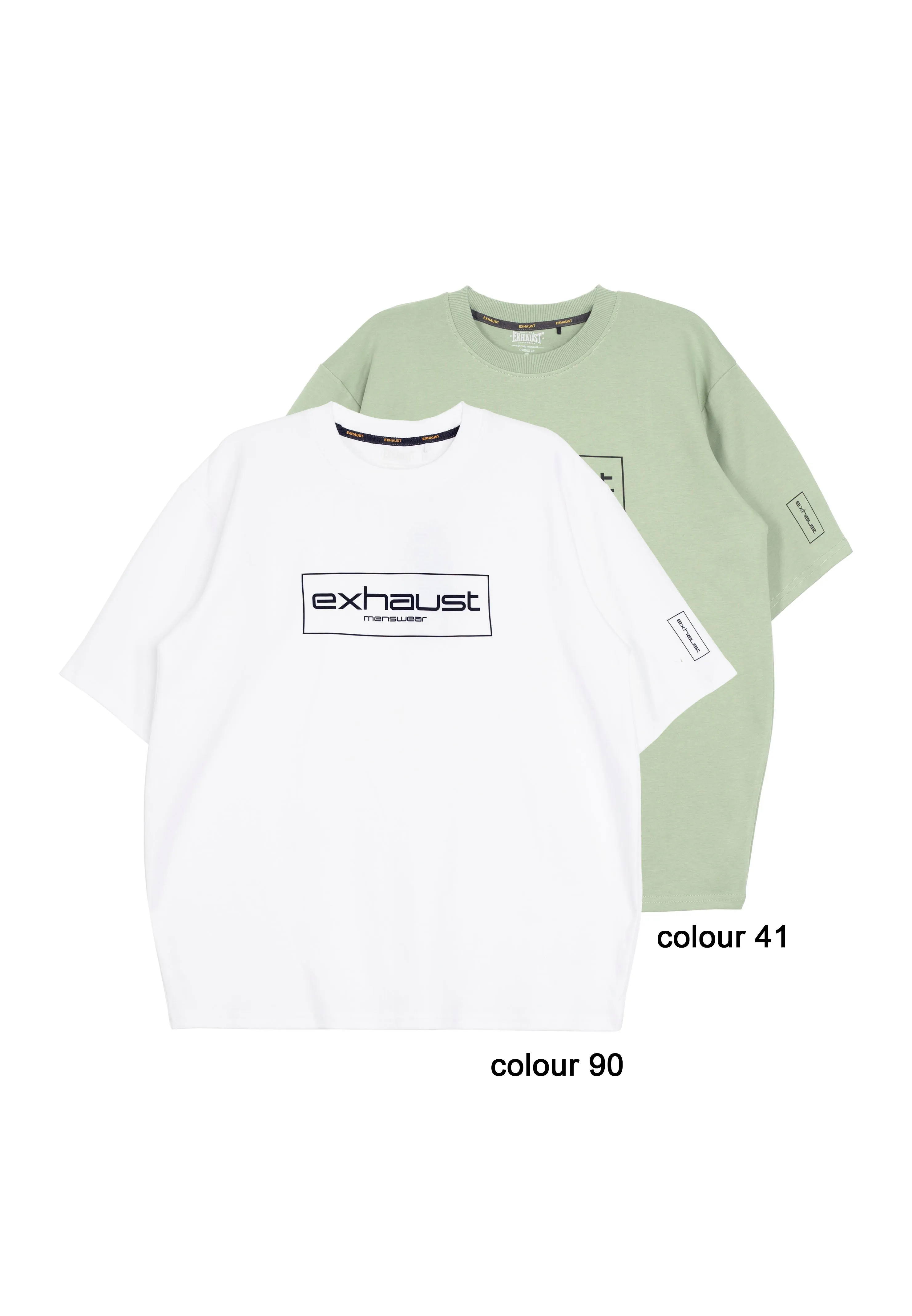 EXHAUST ROUND NECK T SHIRT [OVERSIZE] 1664