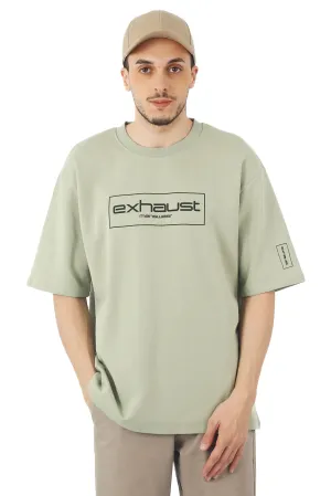 EXHAUST ROUND NECK T SHIRT [OVERSIZE] 1664