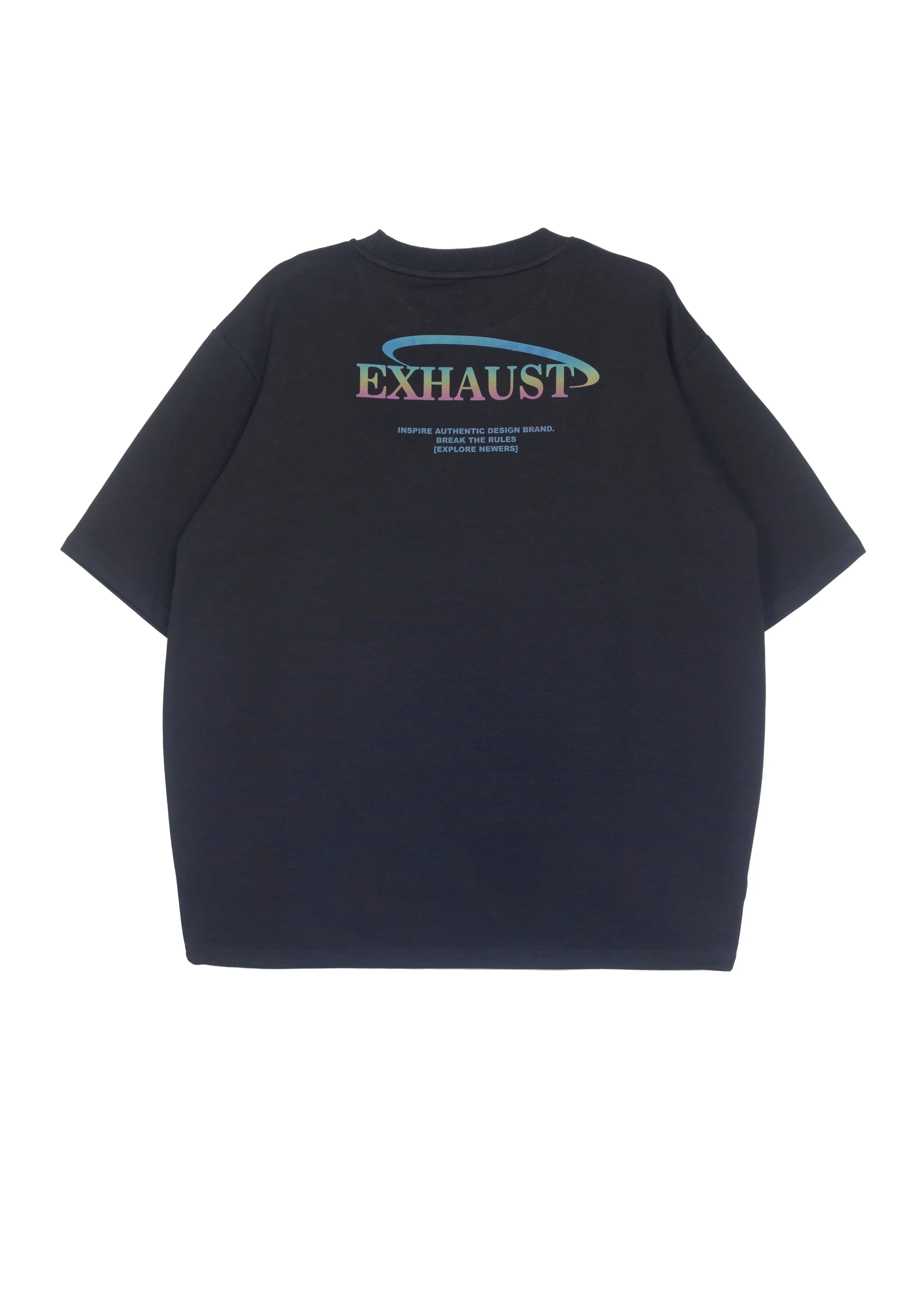 EXHAUST ROUND NECK T SHIRT [OVERSIZE] 1665