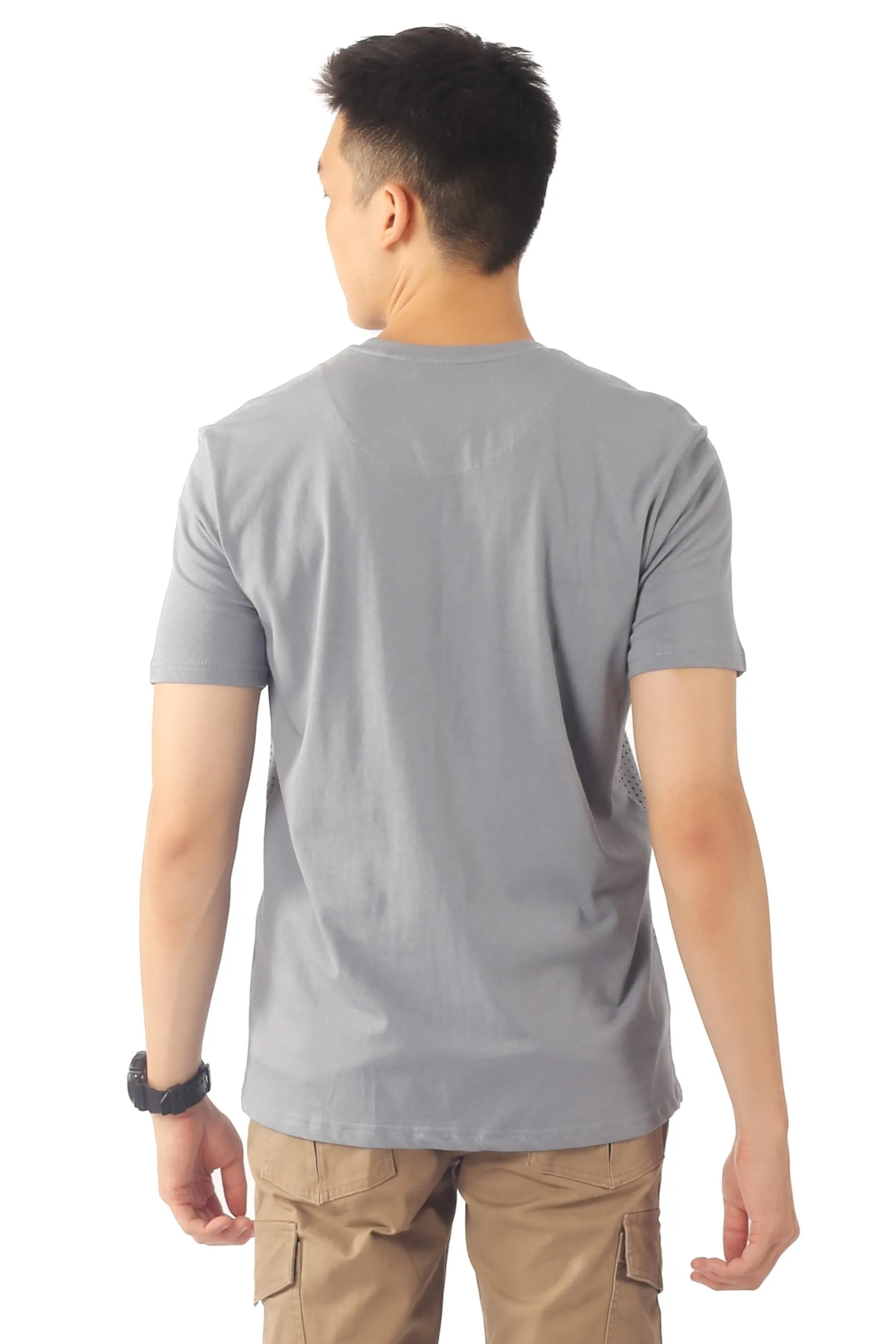 EXHAUST SHORT SLEEVE ROUND NECK T-SHIRT [FREE CUT] 1688