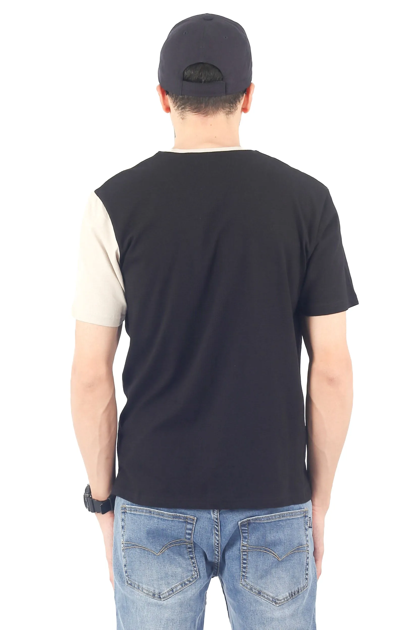 EXHAUST SHORT SLEEVE ROUND NECK T-SHIRT [FREE CUT] 1689