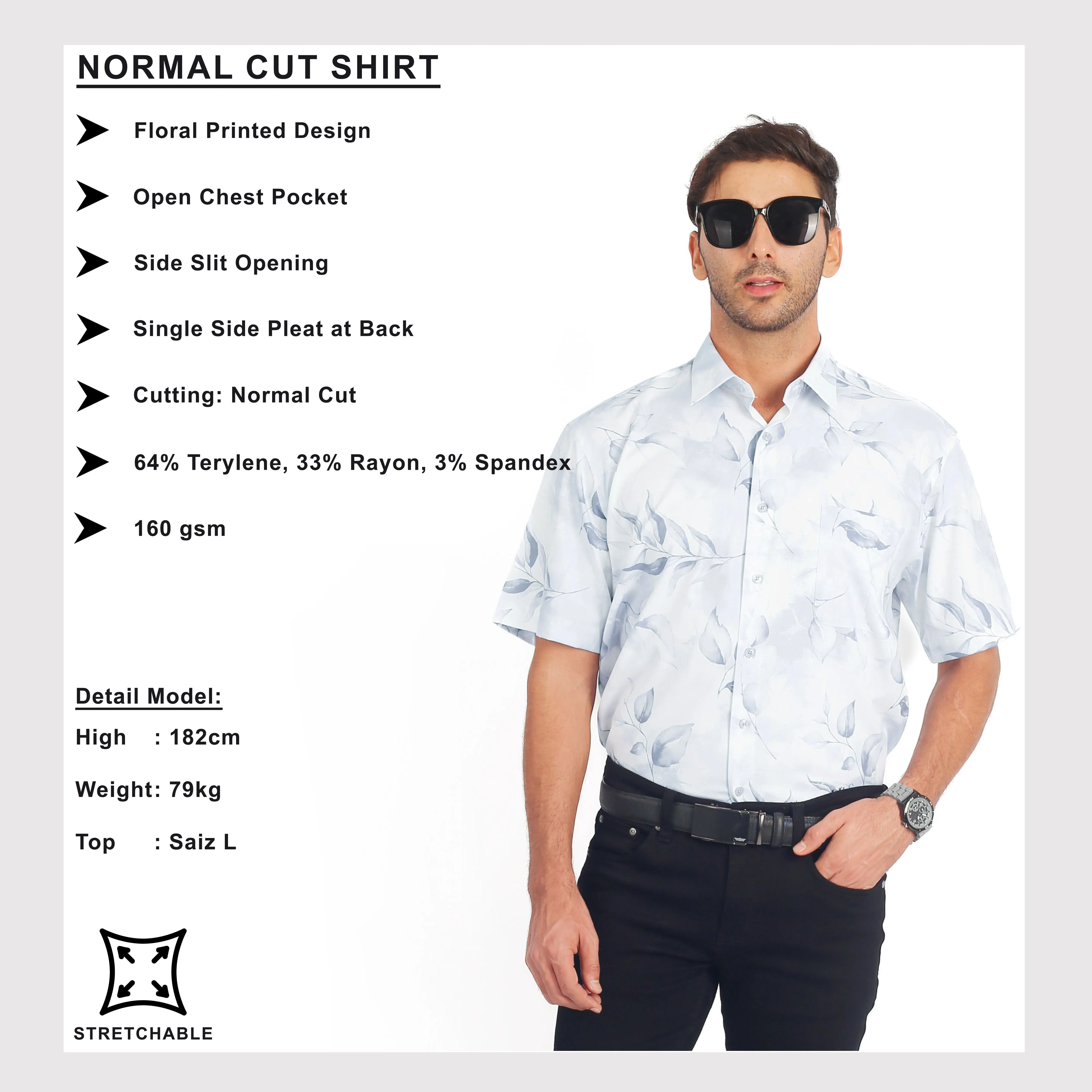 EXHAUST SHORT SLEEVE SHIRT [NORMAL CUT] 1744