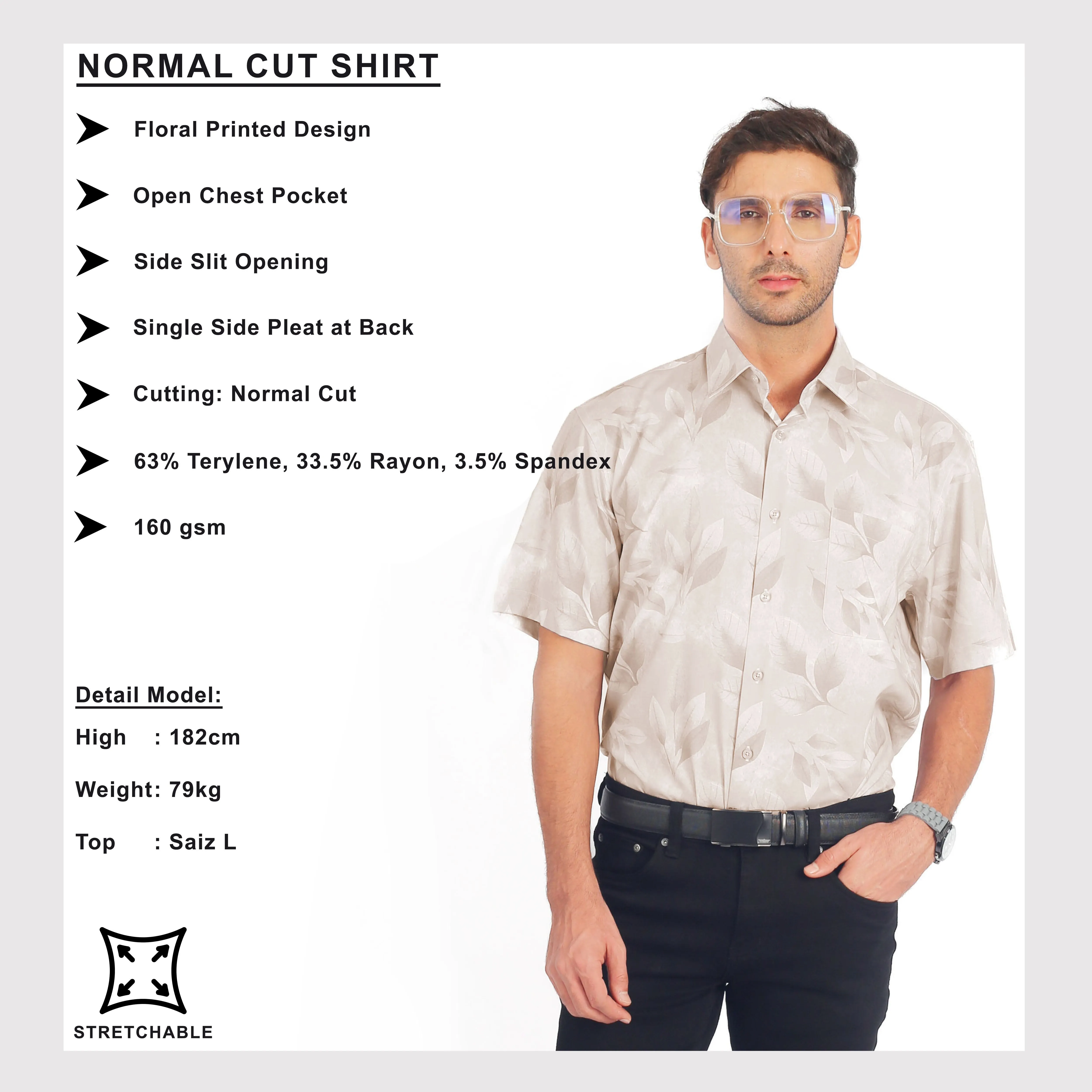 EXHAUST SHORT SLEEVE SHIRT [NORMAL CUT] 1750