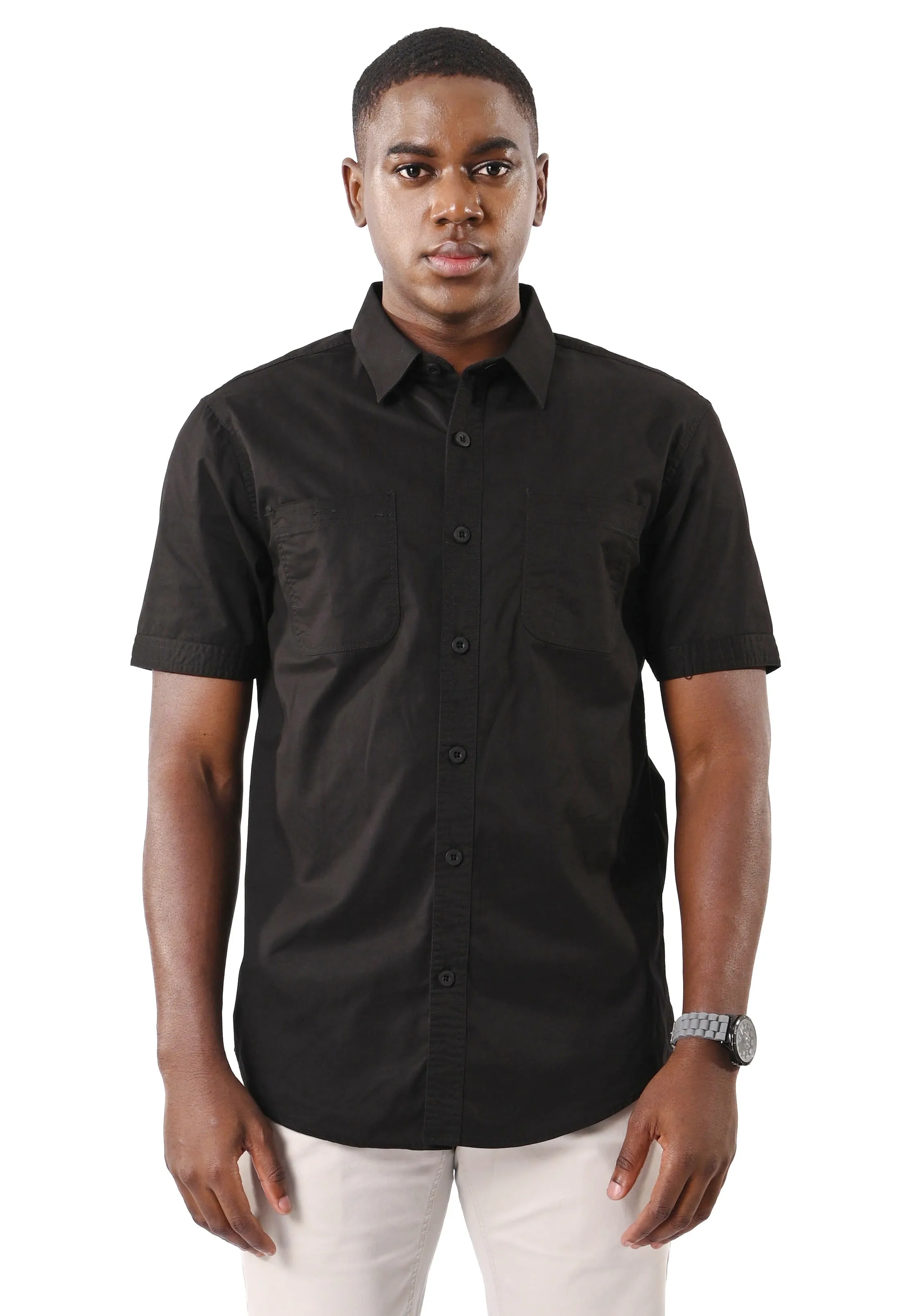 EXHAUST SHORT SLEEVE SHIRT [SEMI FIT] 1494