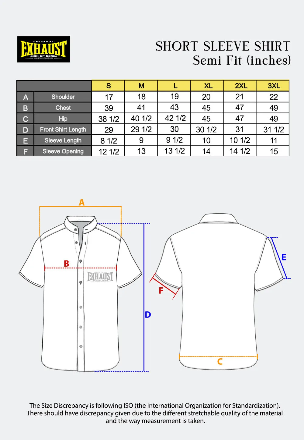 EXHAUST SHORT SLEEVE SHIRT [SEMI FIT] 1494