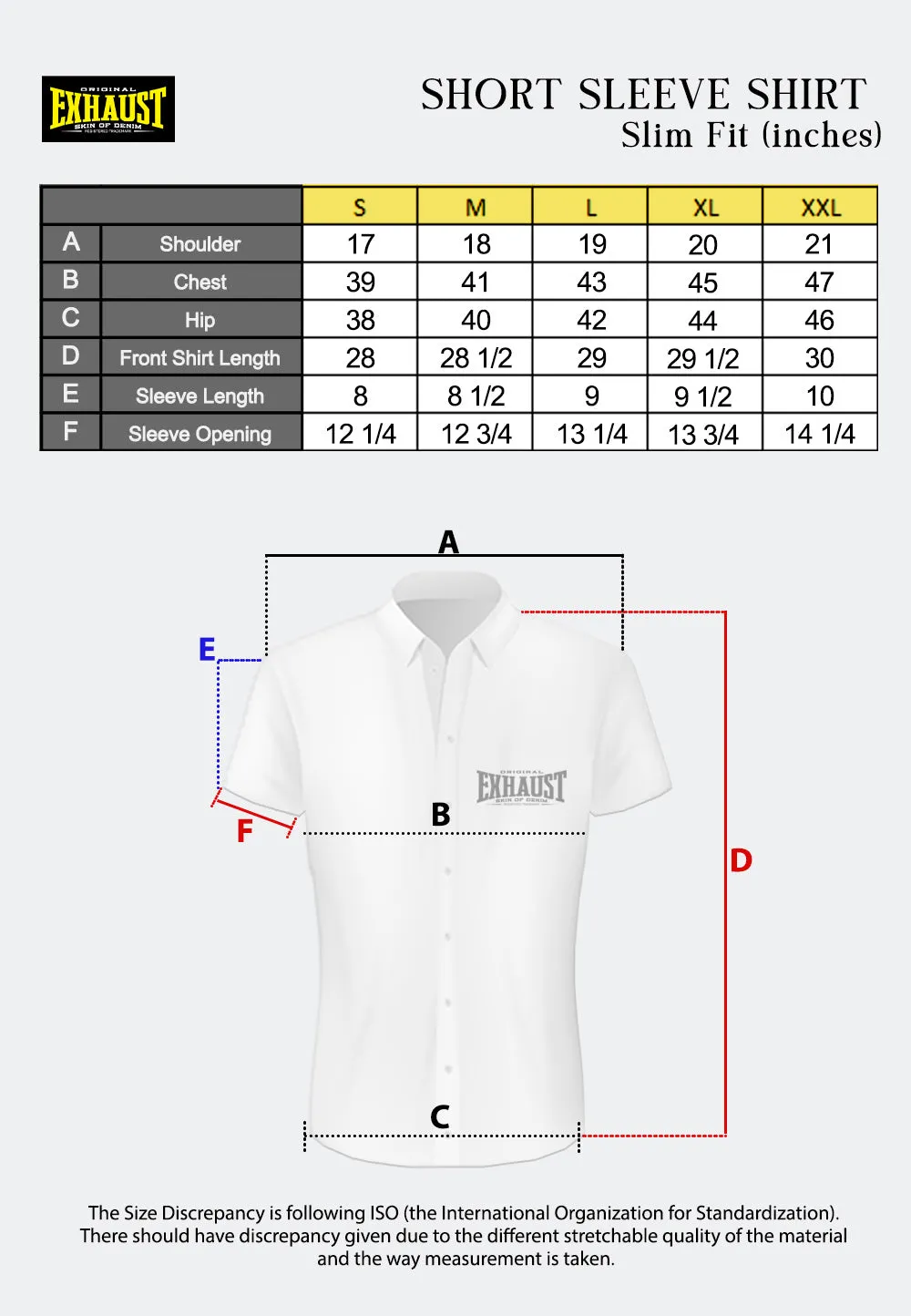 EXHAUST SHORT SLEEVE SHIRT [SLIM FIT] 1543